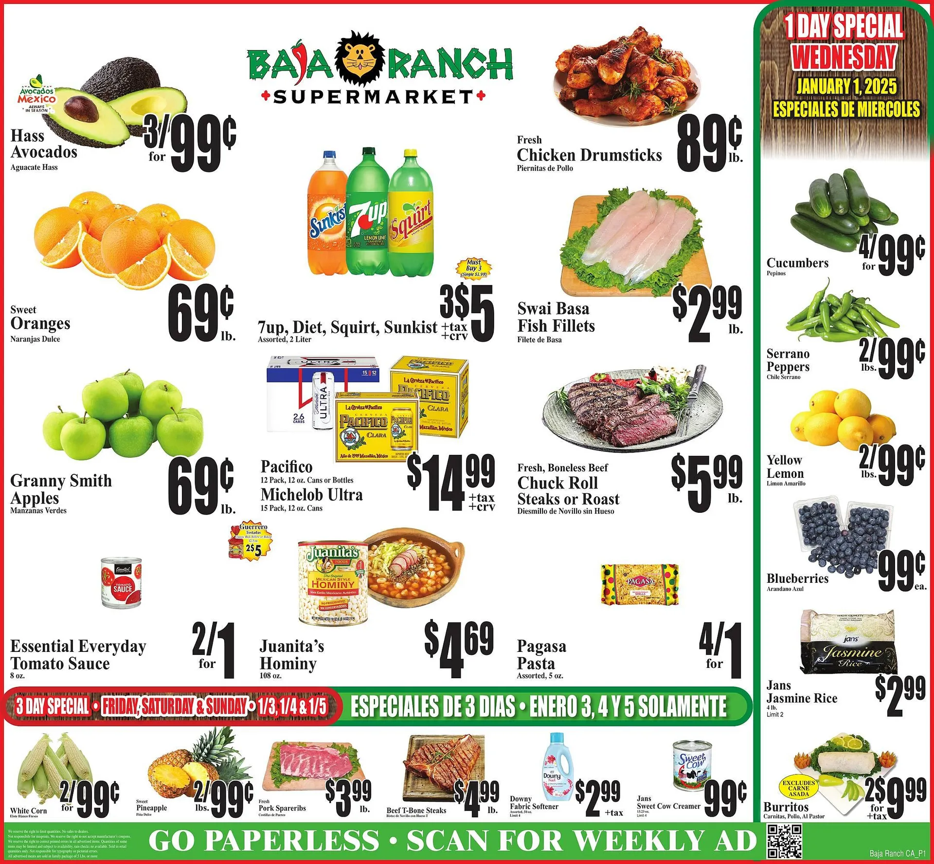 Baja Ranch Weekly Ad - 1