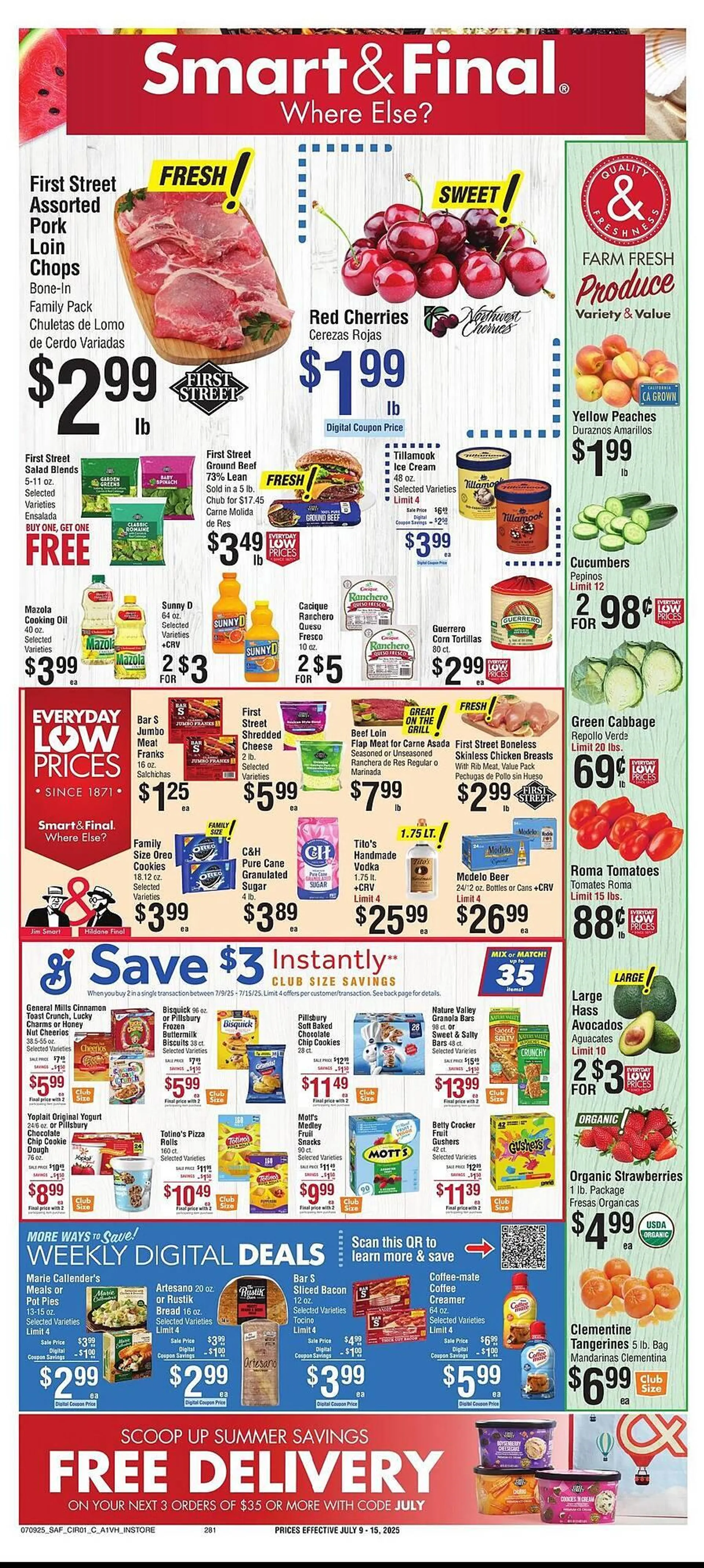 Weekly ad Smart & Final Weekly Ad from July 9 to July 15 2025 - Page 1