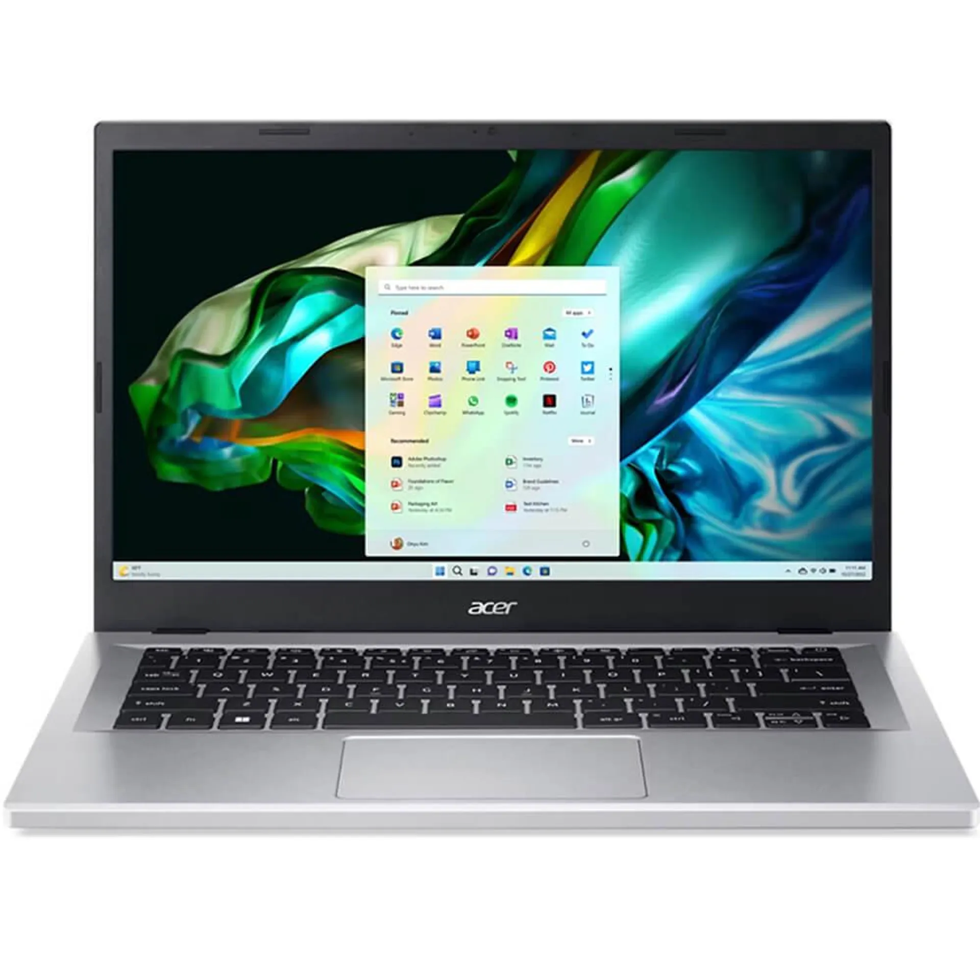 14 inch Aspire 3 Laptop - Intel Core i3-N305 - 8GB/128GB - Silver