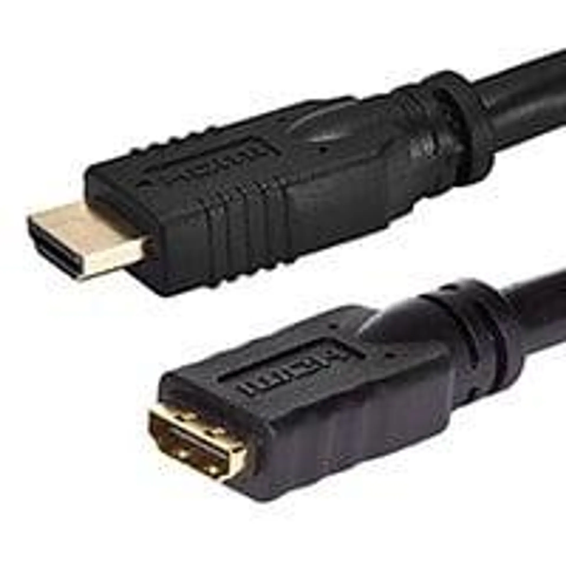 Monoprice Commercial Series High Speed HDMI Extension Cable - 4K@60Hz HDR 18Gbps YCbCr 4:4:4 24AWG CL2 3ft Black