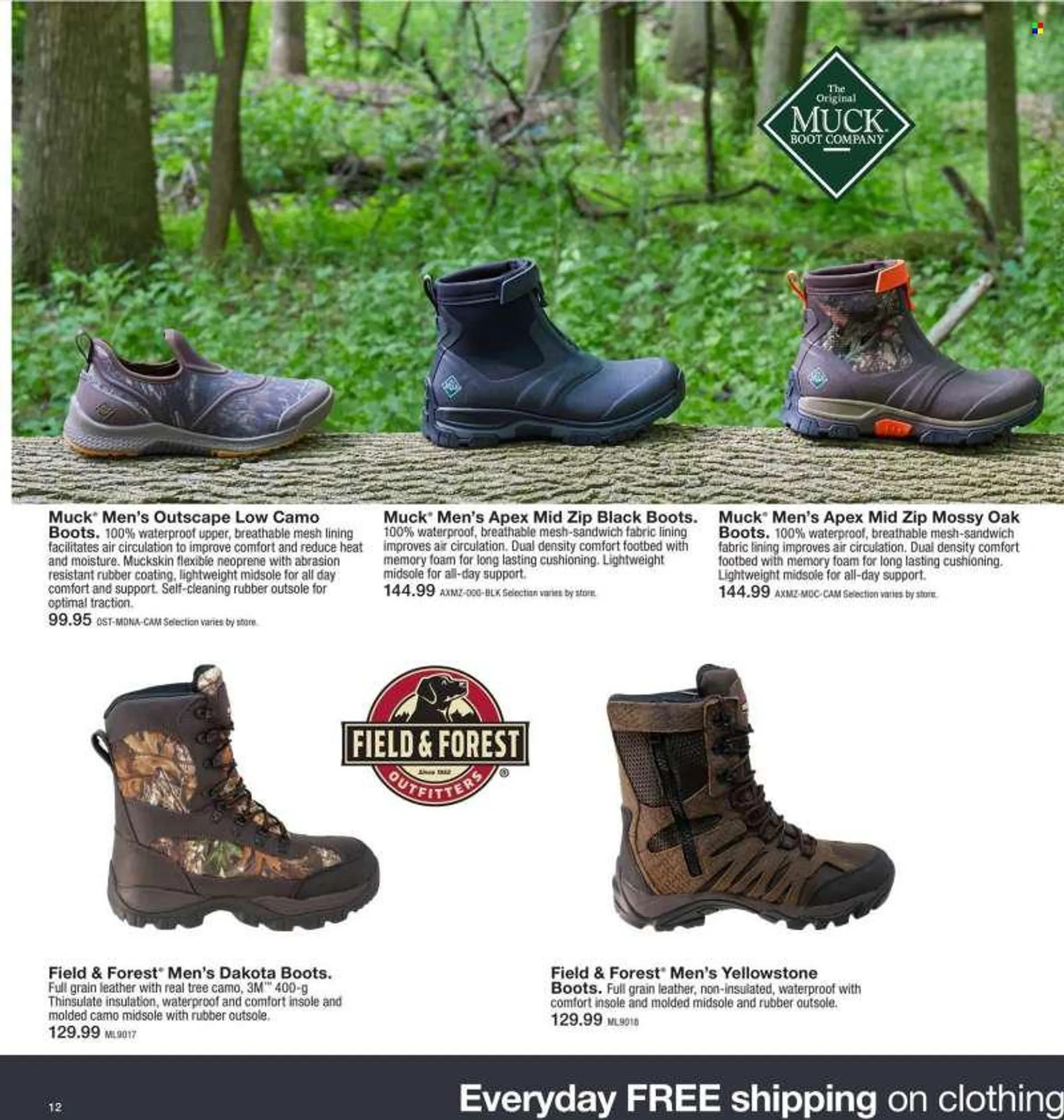 Fleet Farm Flyer - 08/08/2022 - 11/28/2022 - Sales products - boots. Page 12.