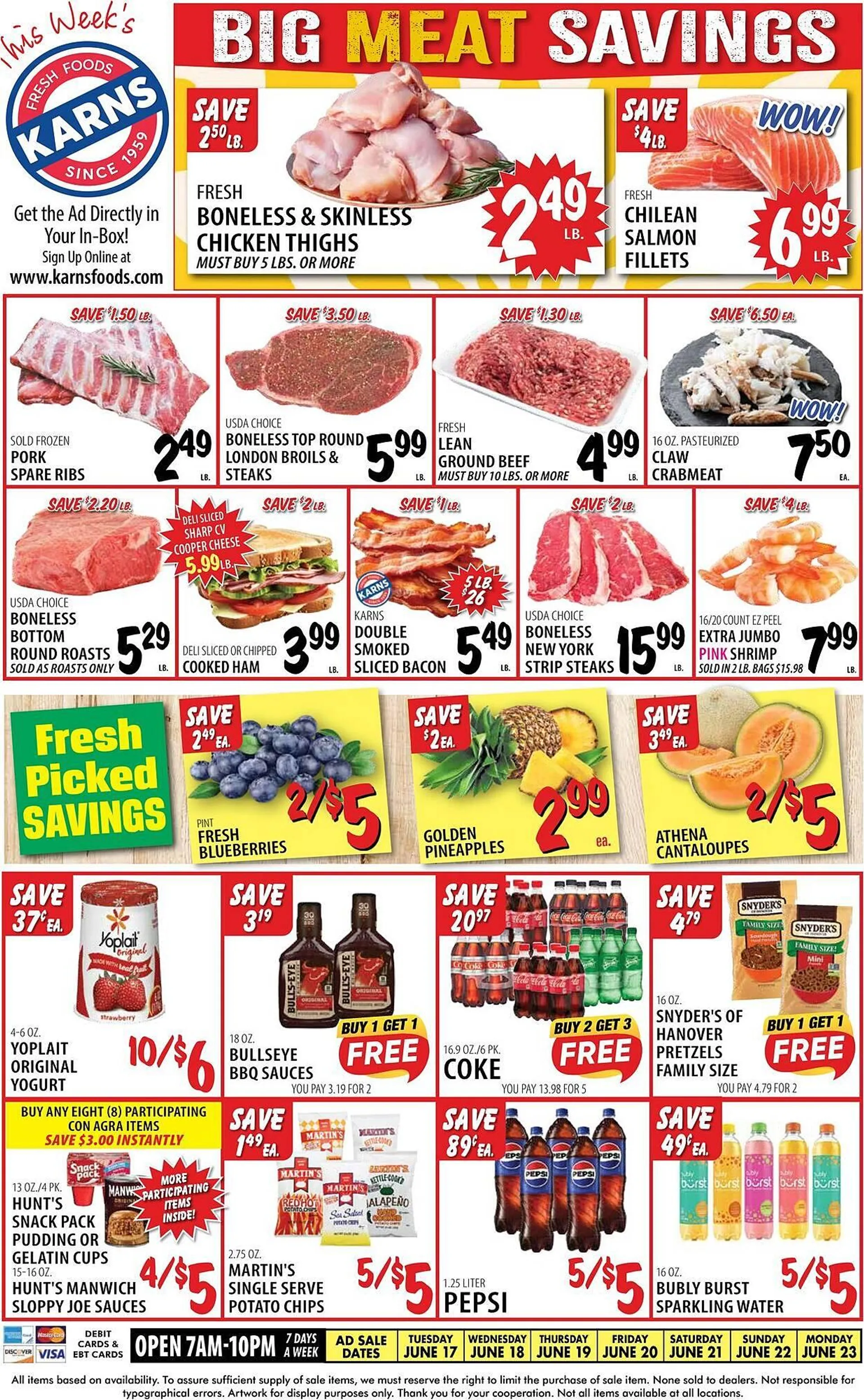 Weekly ad Karns Weekly Ad from June 17 to June 23 2025 - Page 1