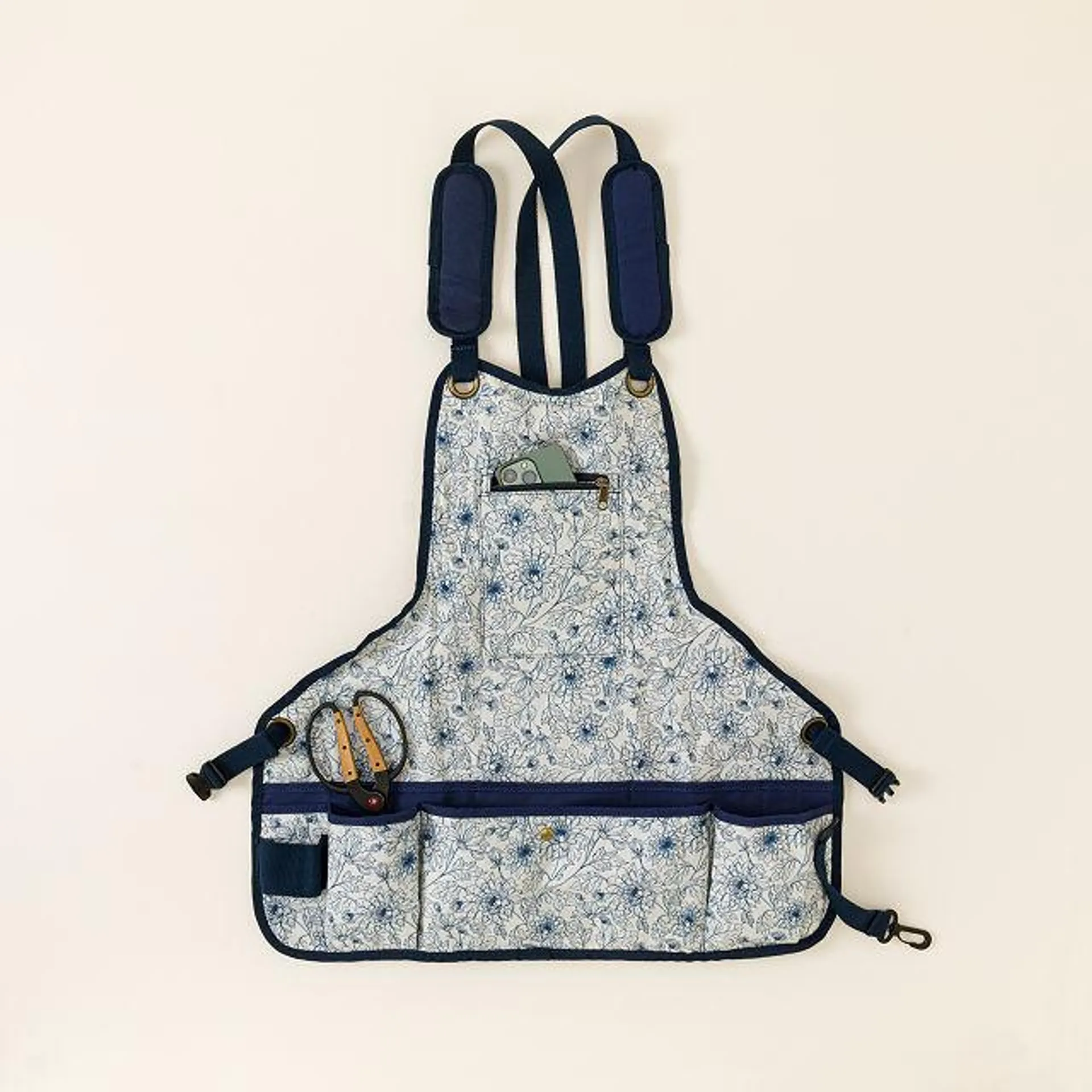 Floral Ergonomic Gardener's Apron