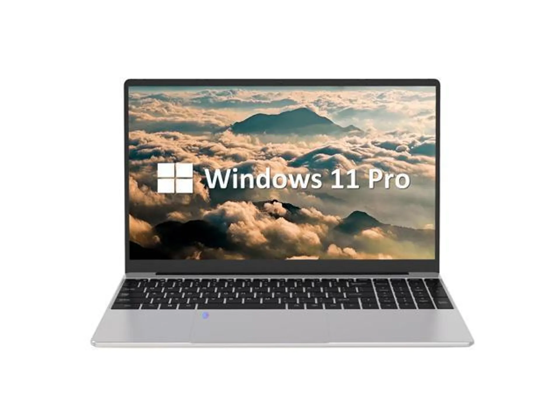 Auusda Laptop Computer w/32GB DDR4 RAM 1TB NVMe SSD, Intel N95 Up to 3.4 GHz, 15.6" FHD IPS LCD, BK, Fingerprint Unlock, Cooling Fan, Webcam, Micro HDMI, USB-A x2, MiniSD, 45600mWh, Windows 11 Pro