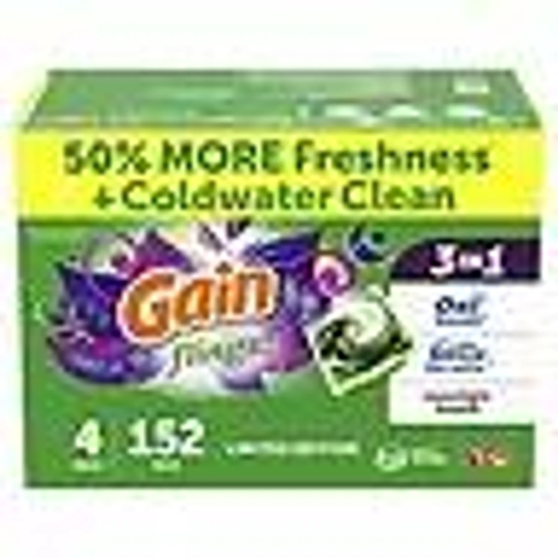 Gain Flings Laundry Detergent Pacs, Moonlight Breeze, 152 ct.