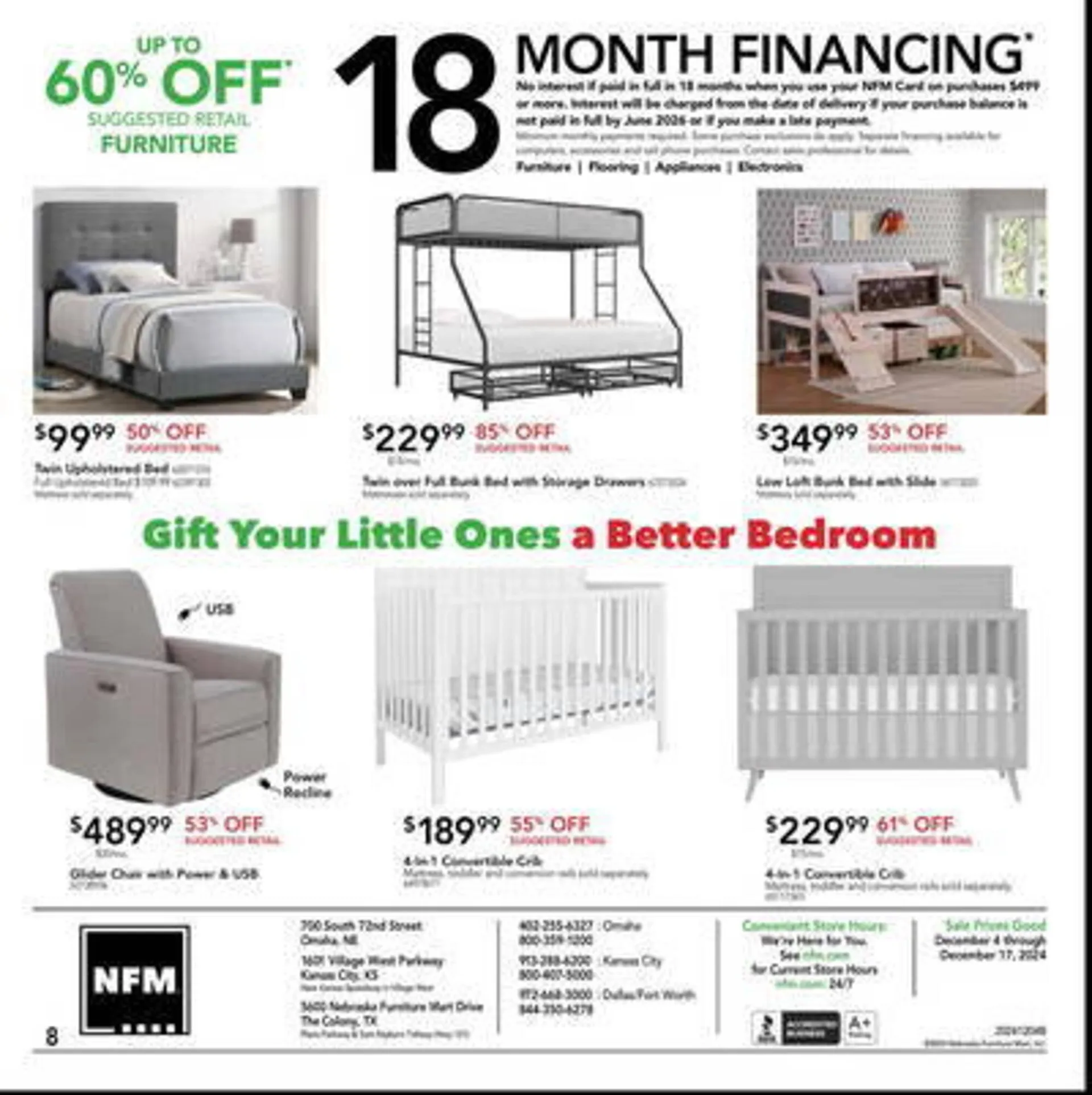 Weekly ad Nebraska Furniture Mart Weekly Ad from December 4 to December 17 2024 - Page 8