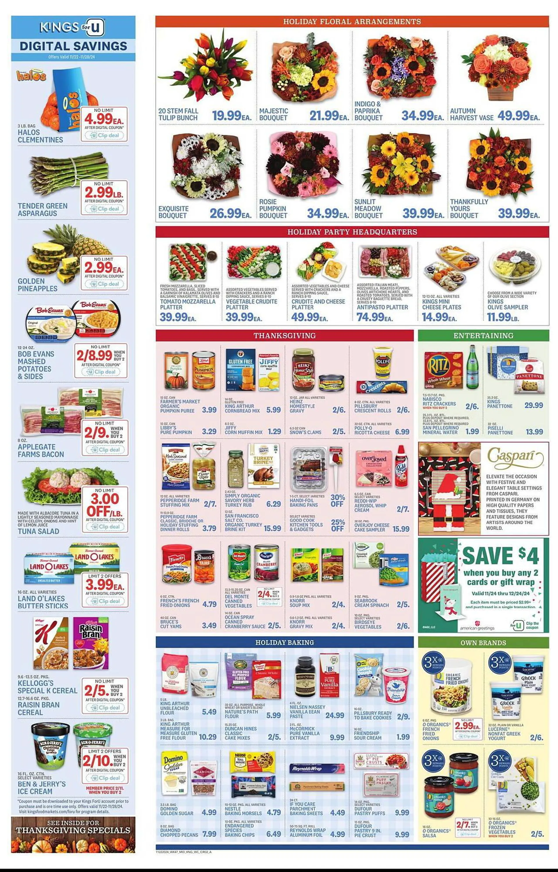 Weekly ad Kings Food Markets Weekly Ad from November 22 to November 28 2024 - Page 2