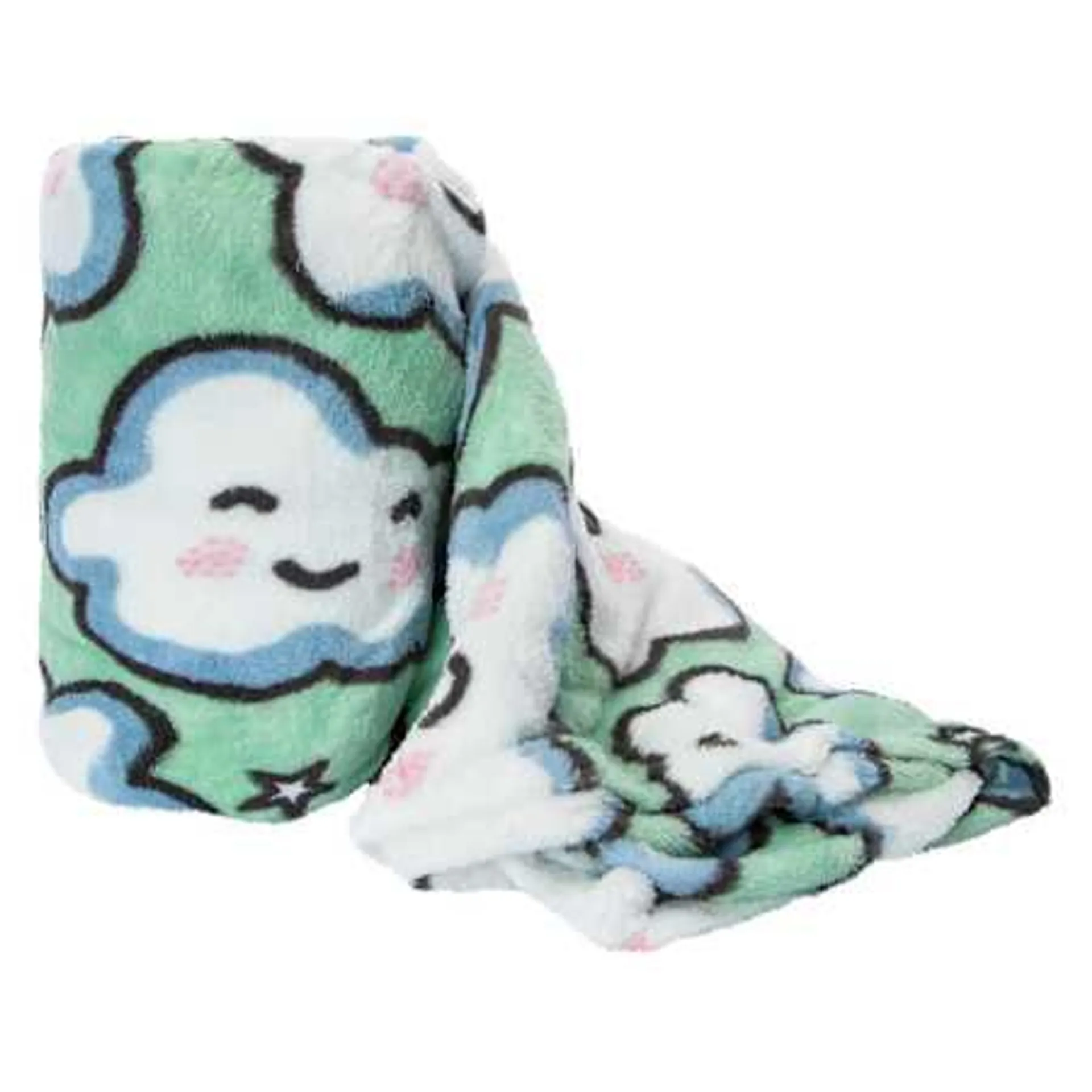 Cerra Kawaii Fleece Throw Blanket 50in x 60in