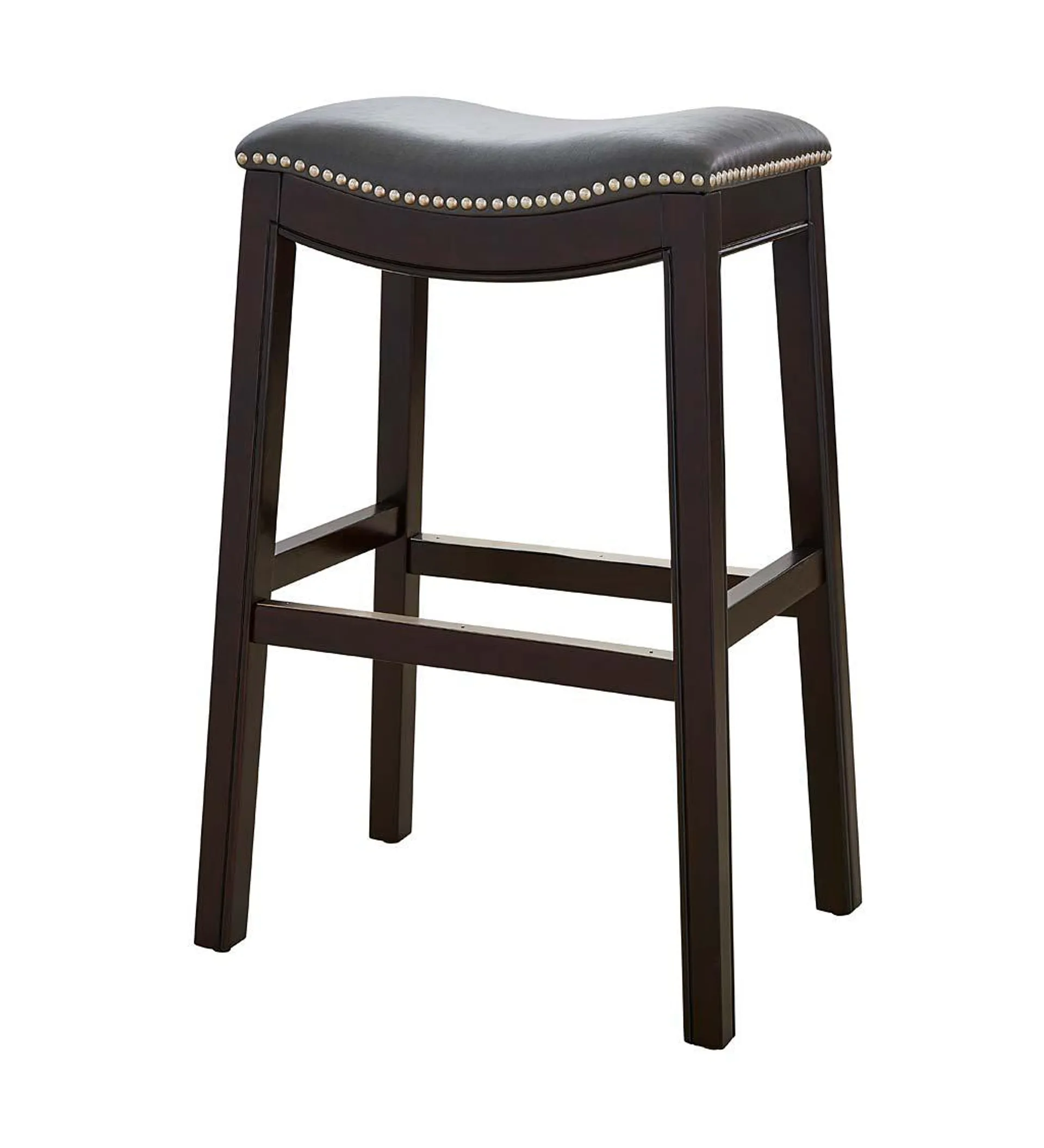 Lena Tall Saddle Seat Barstool - Gray