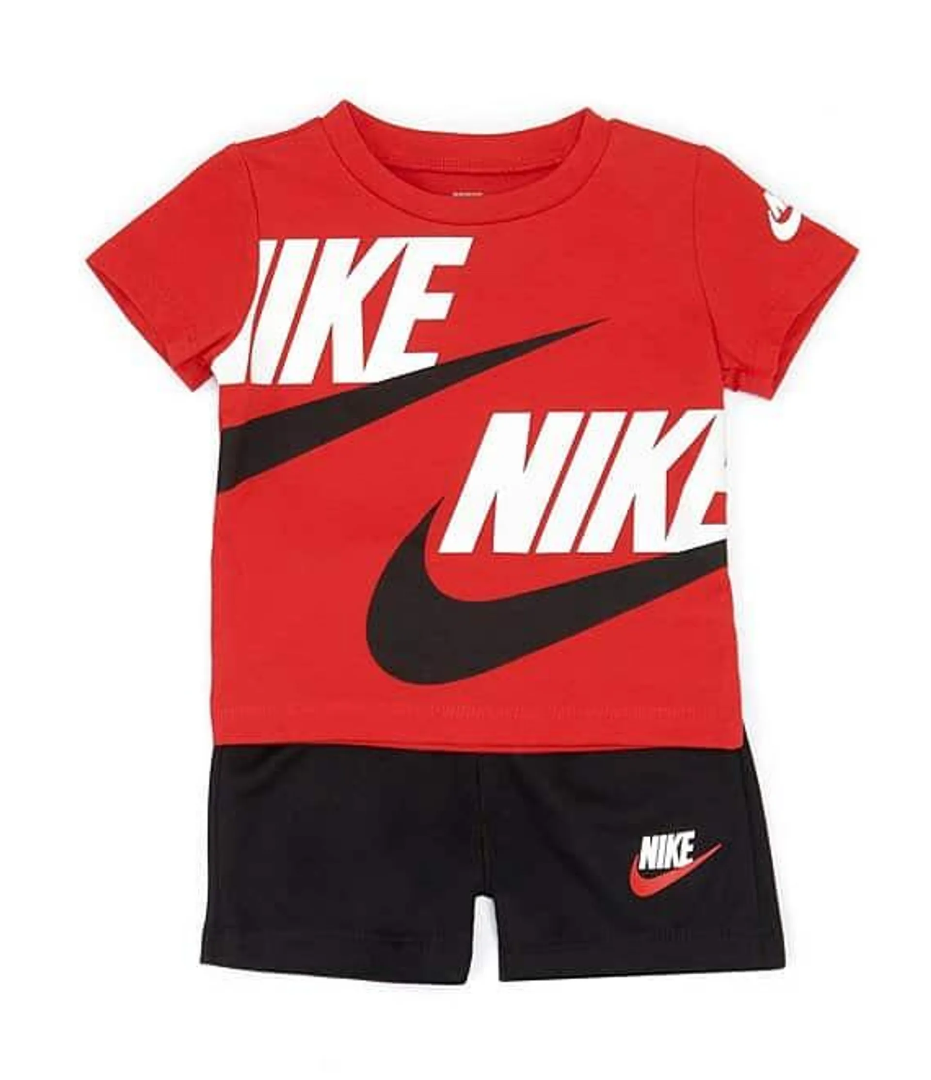 Baby Boys 12-24 Months Short Sleeve Split Futura T-Shirt & Solid Shorts Set