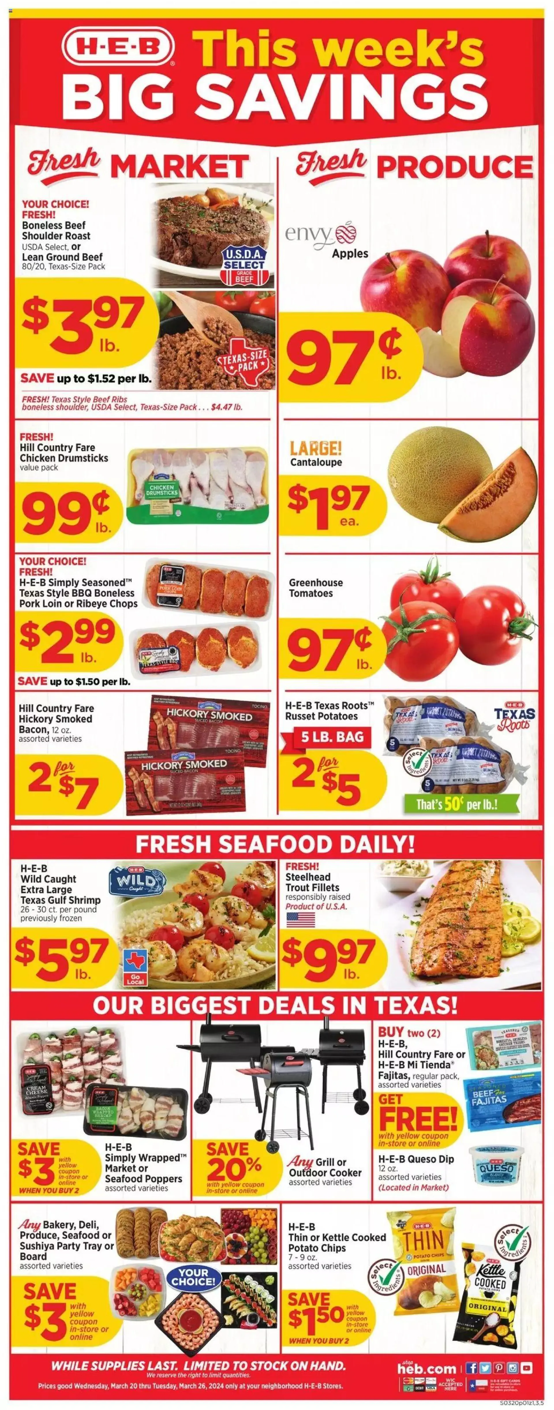 Weekly ad H-E-B - Weekly Ad from March 20 to March 26 2024 - Page 