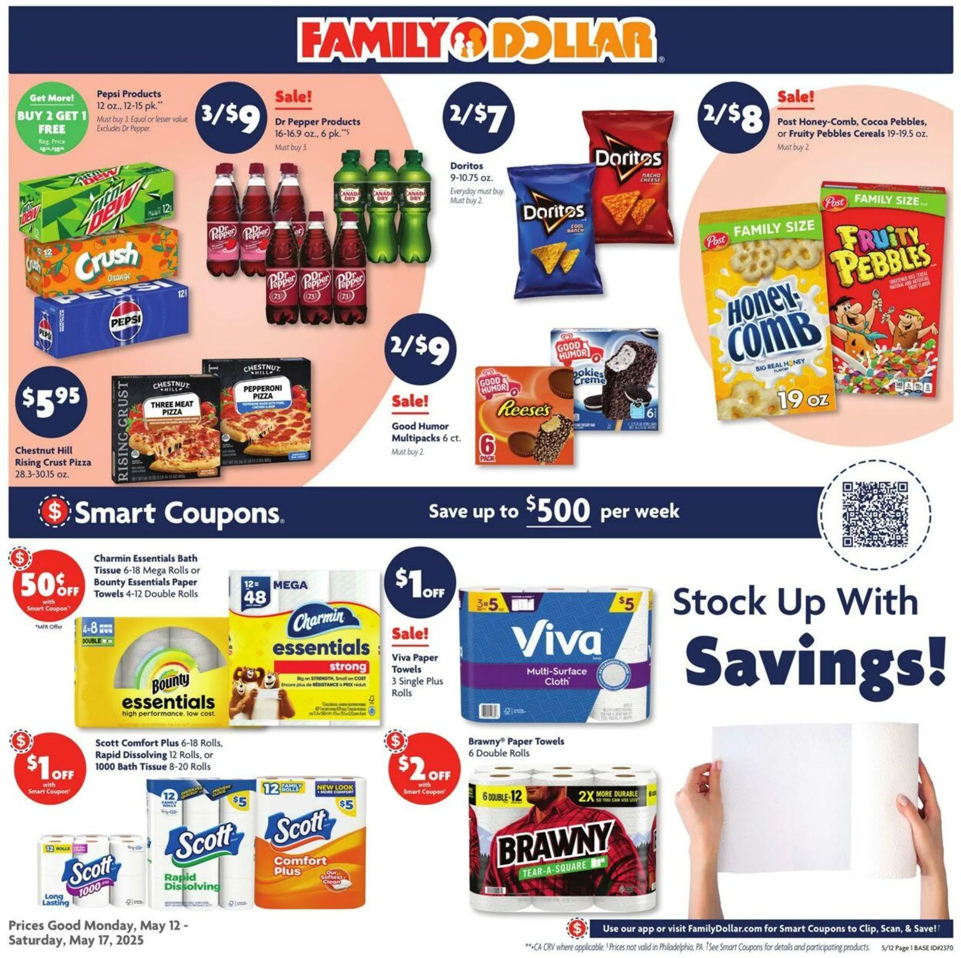 Weekly ad Family Dollar Current weekly ad from May 12 to May 17 2025 - Page 1