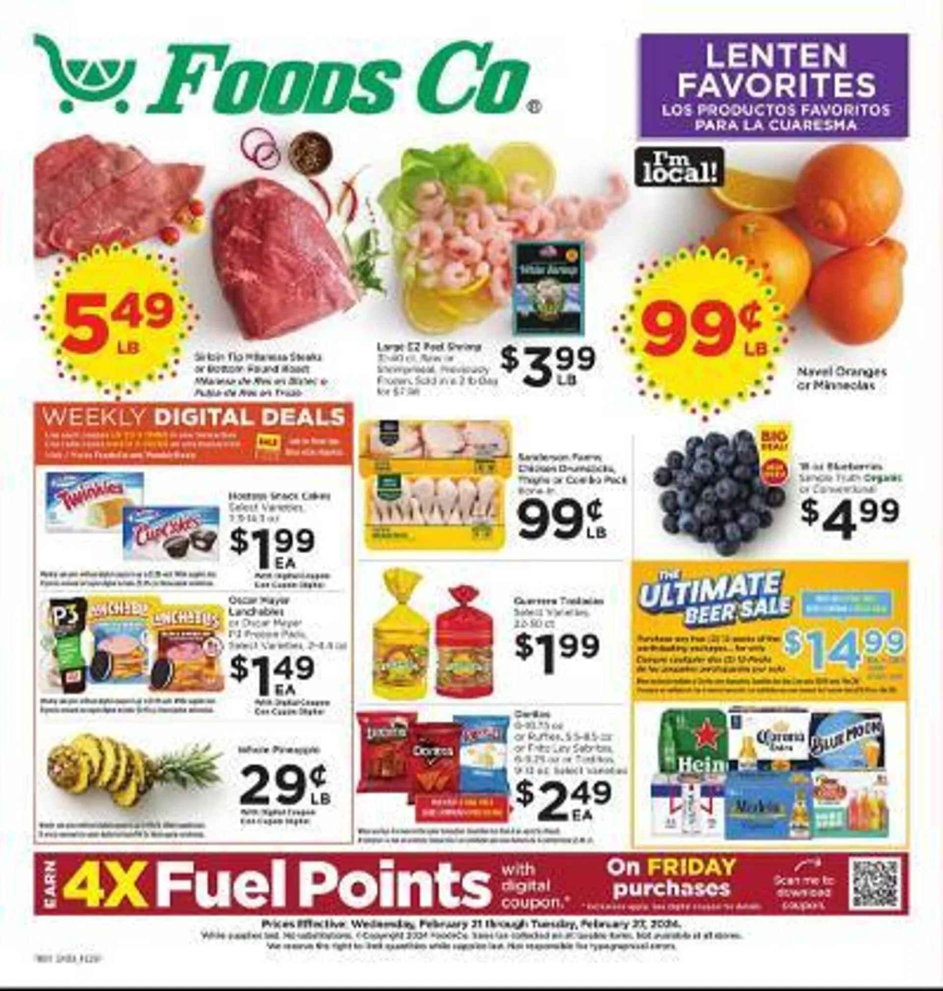 Weekly ad Foods Co Weekly Ad from February 21 to February 27 2024 - Page 