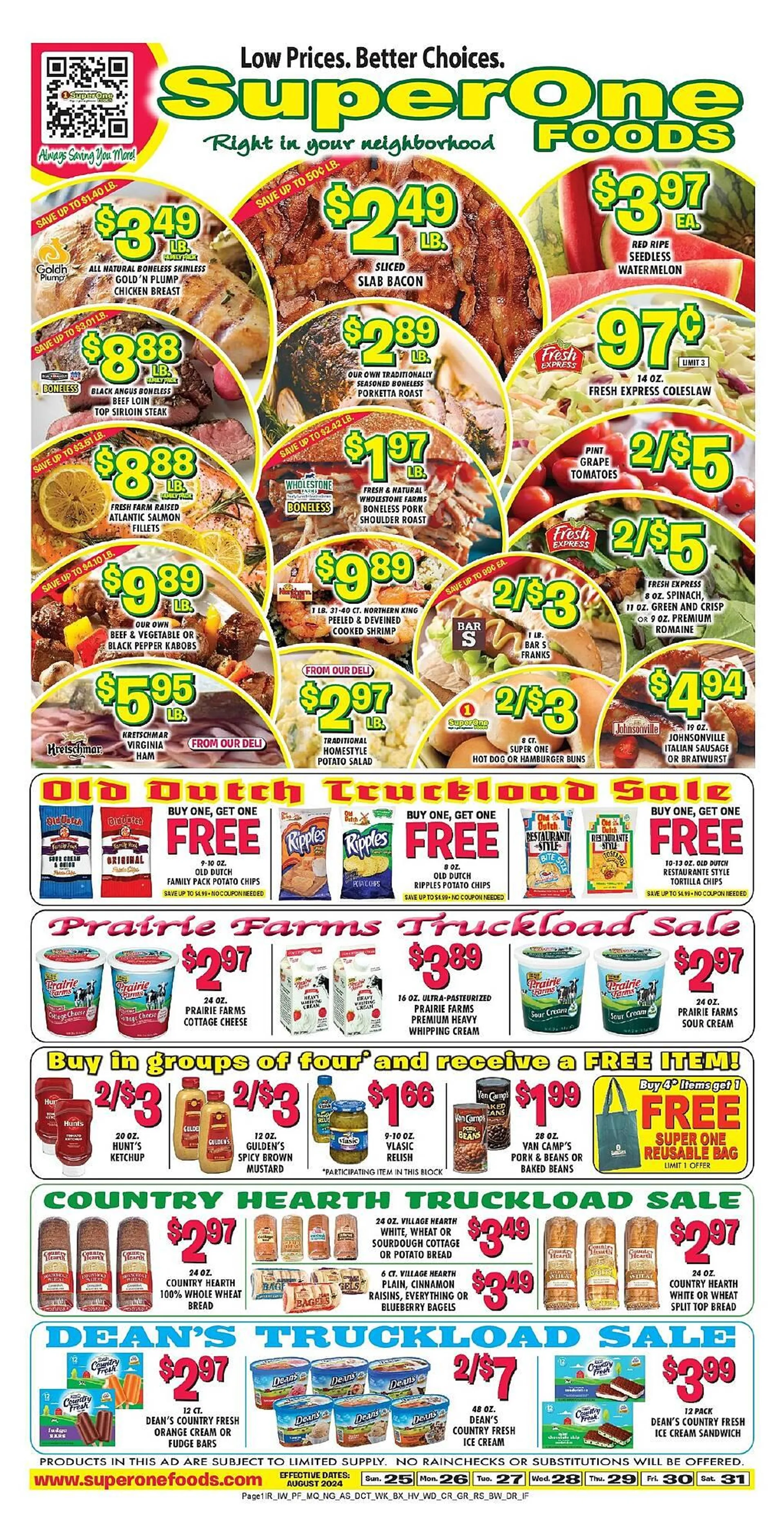 Miners County Market Weekly Ad - 1