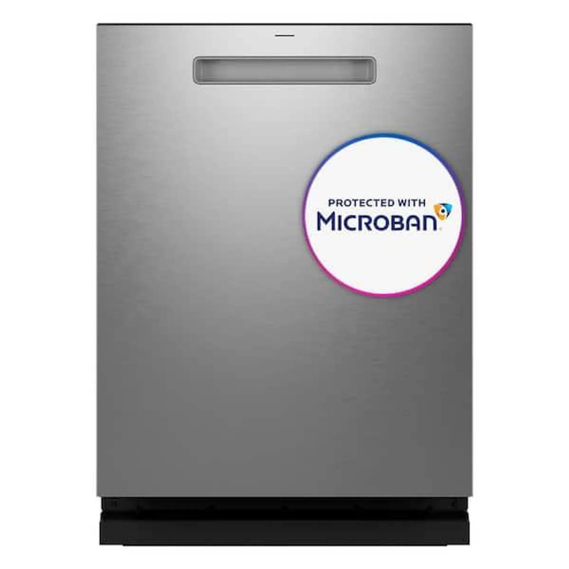 Profile 24 in Smart Built-In Top Control Fingerprint Resistant Stainless Dishwasher w/ Microban Technology, 44 dBA