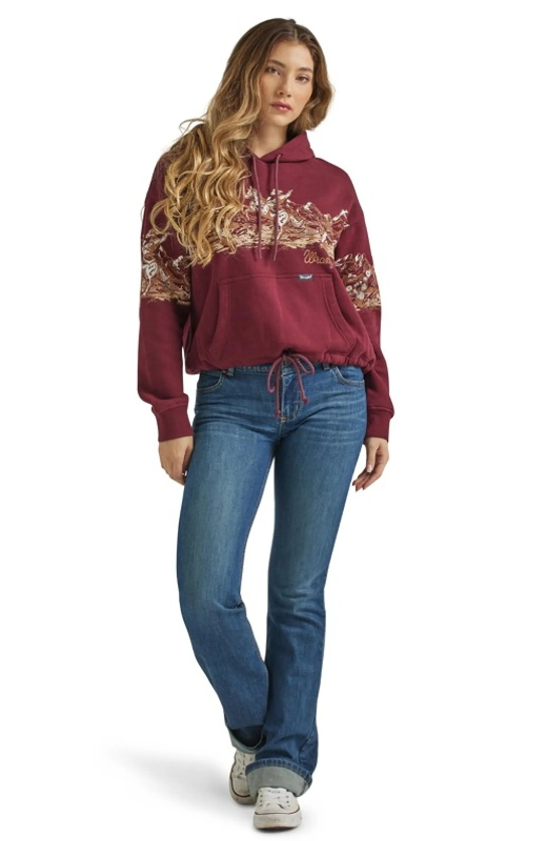 Wrangler Ladies Vintage Port Royale Hoodie