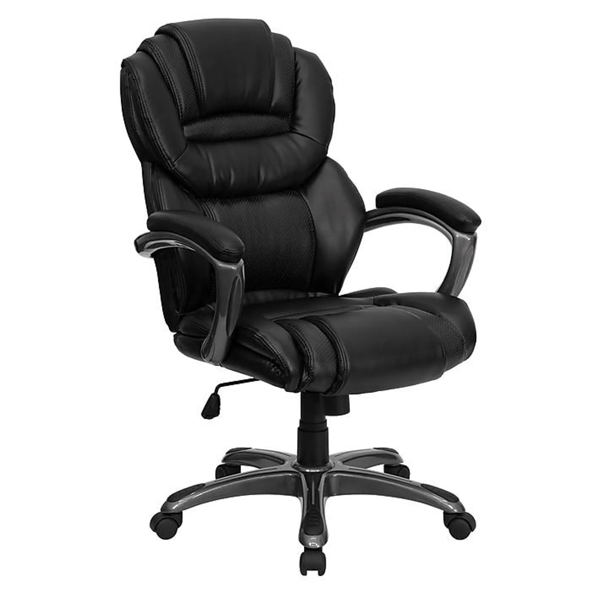 Flash Furniture Stella Ergonomic LeatherSoft Swivel High Back Executive Office Chair,