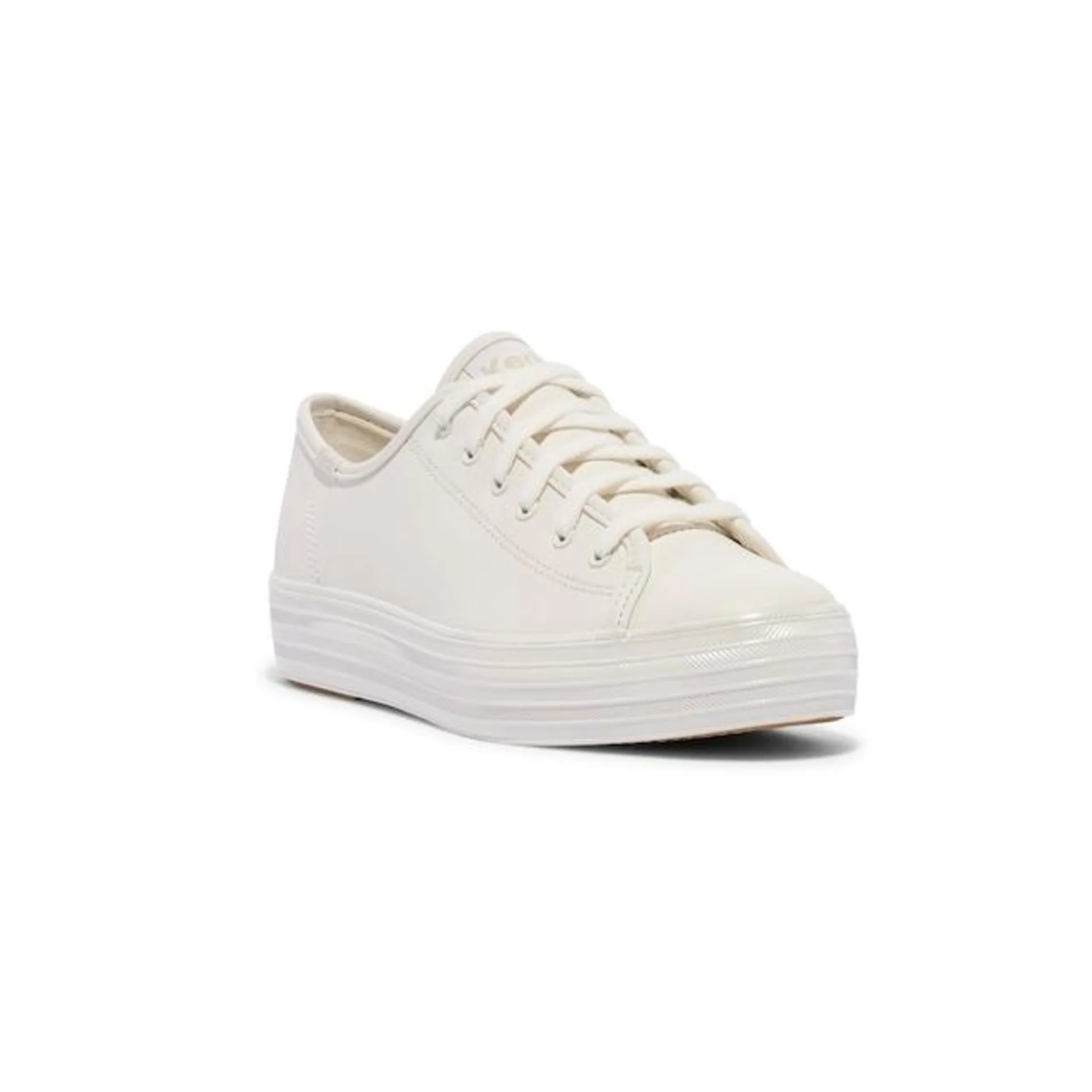 Keds Triple Kick Leather Pearlized Lace Up