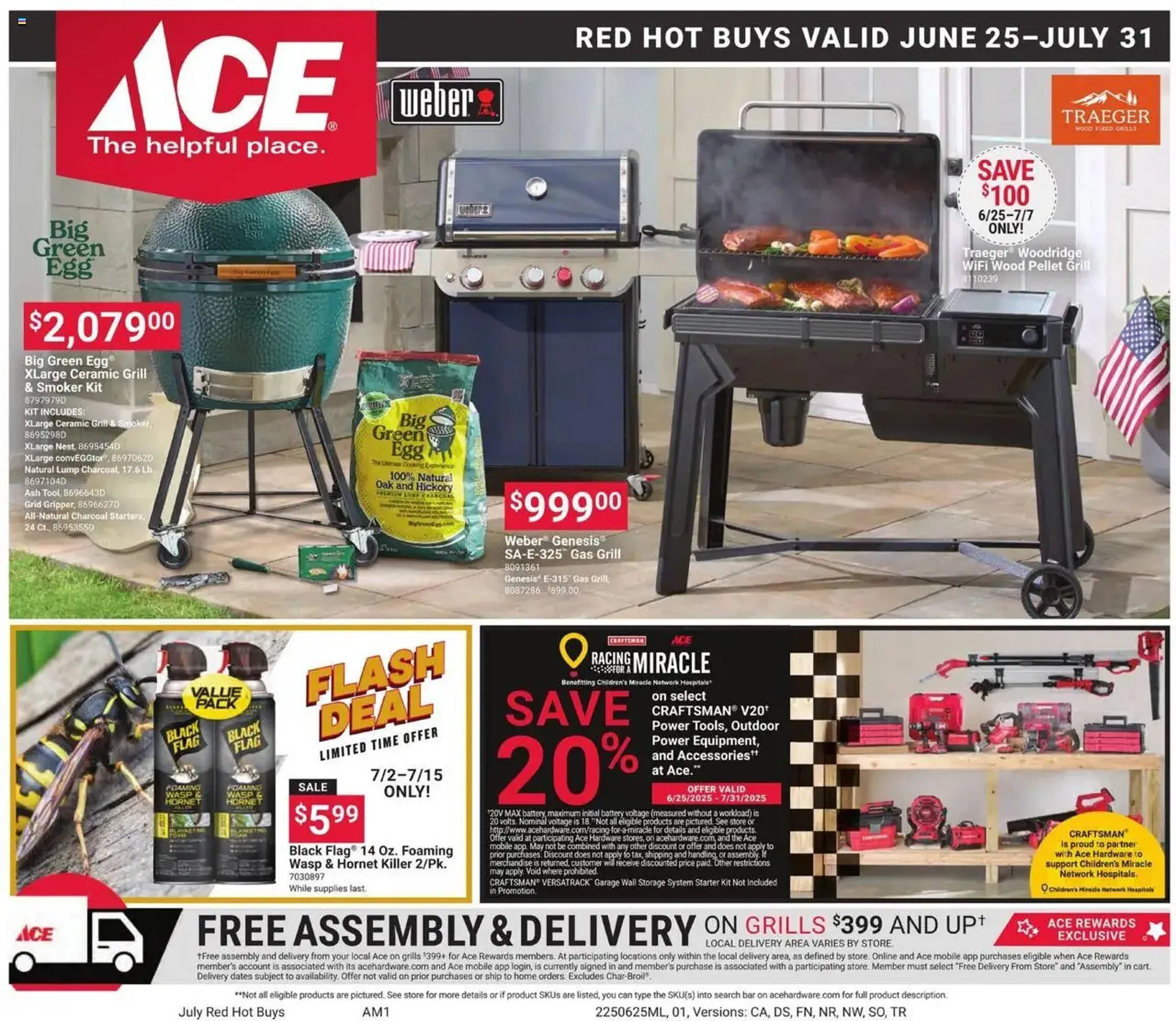 Weekly ad Ace Hardware Weekly Ad from June 25 to July 31 2025 - Page 1
