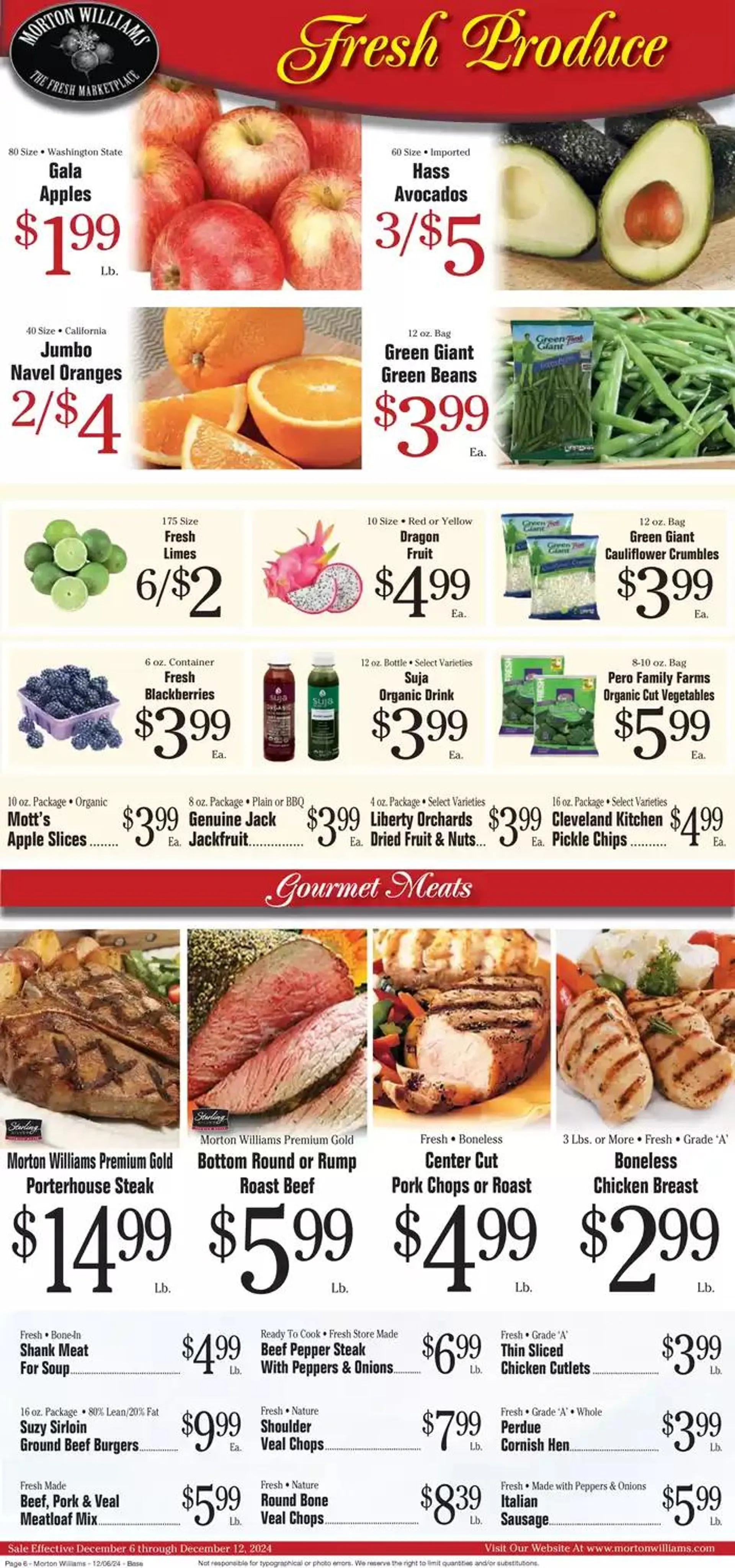 Weekly ad Morton Williams Weekly Specials from December 6 to December 20 2024 - Page 6