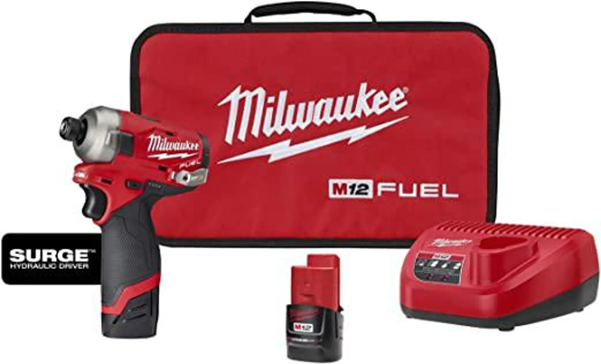 M12™ FUEL™ SURGE™ 1/4 in. Hex Hydraulic Driver 2 Battery Kit