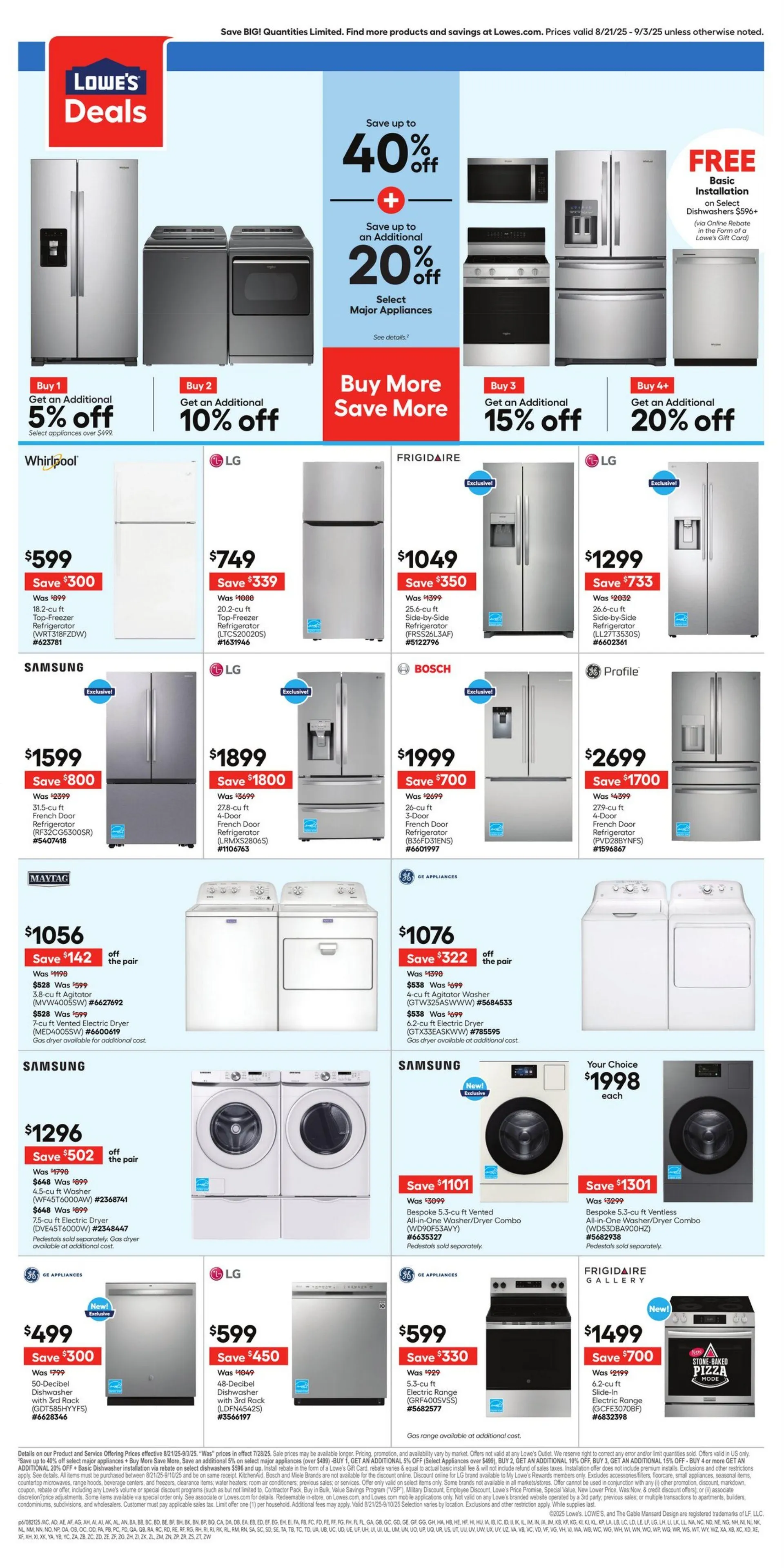 Weekly ad Lowe's from August 21 to September 3 2025 - Page 6