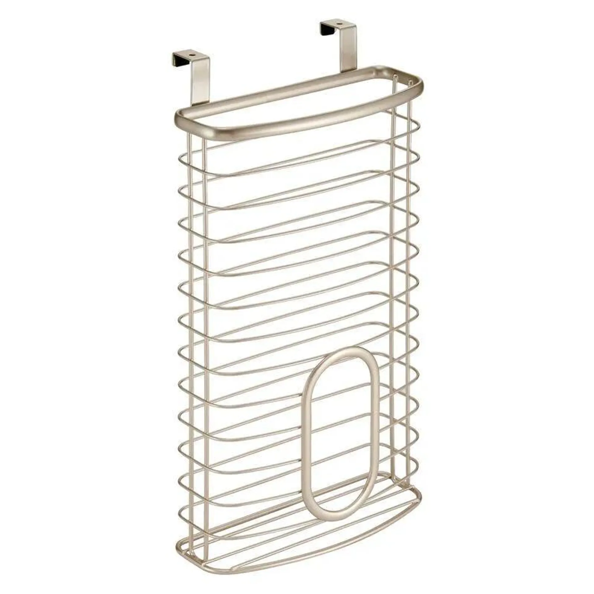 mDesign Steel Hanging Cabinet Storage Organizer for Kitchen - Pearl Champagne