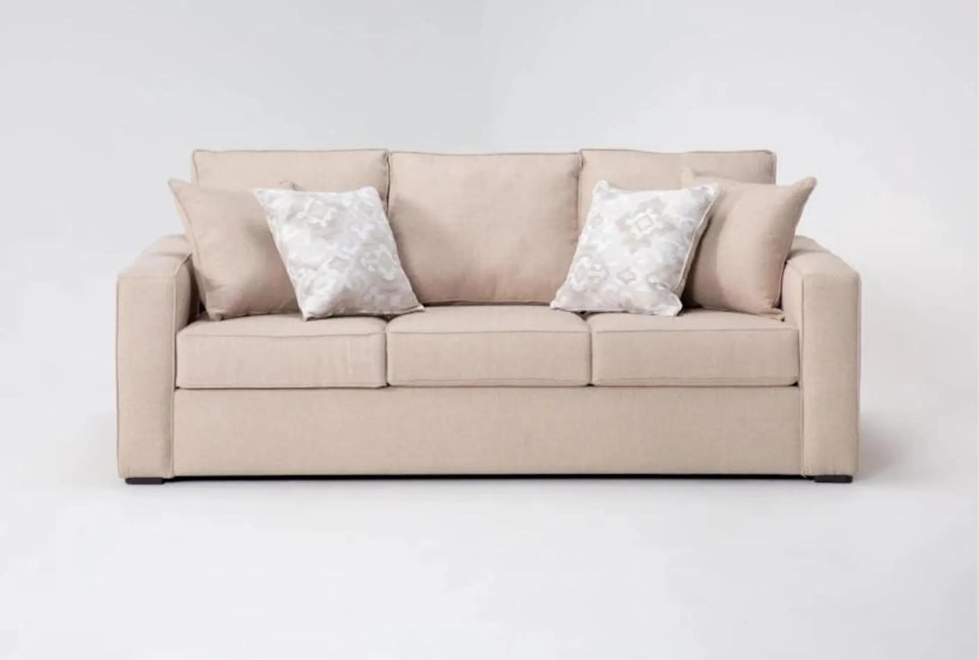 Arturo Flax Beige 86" Sofa