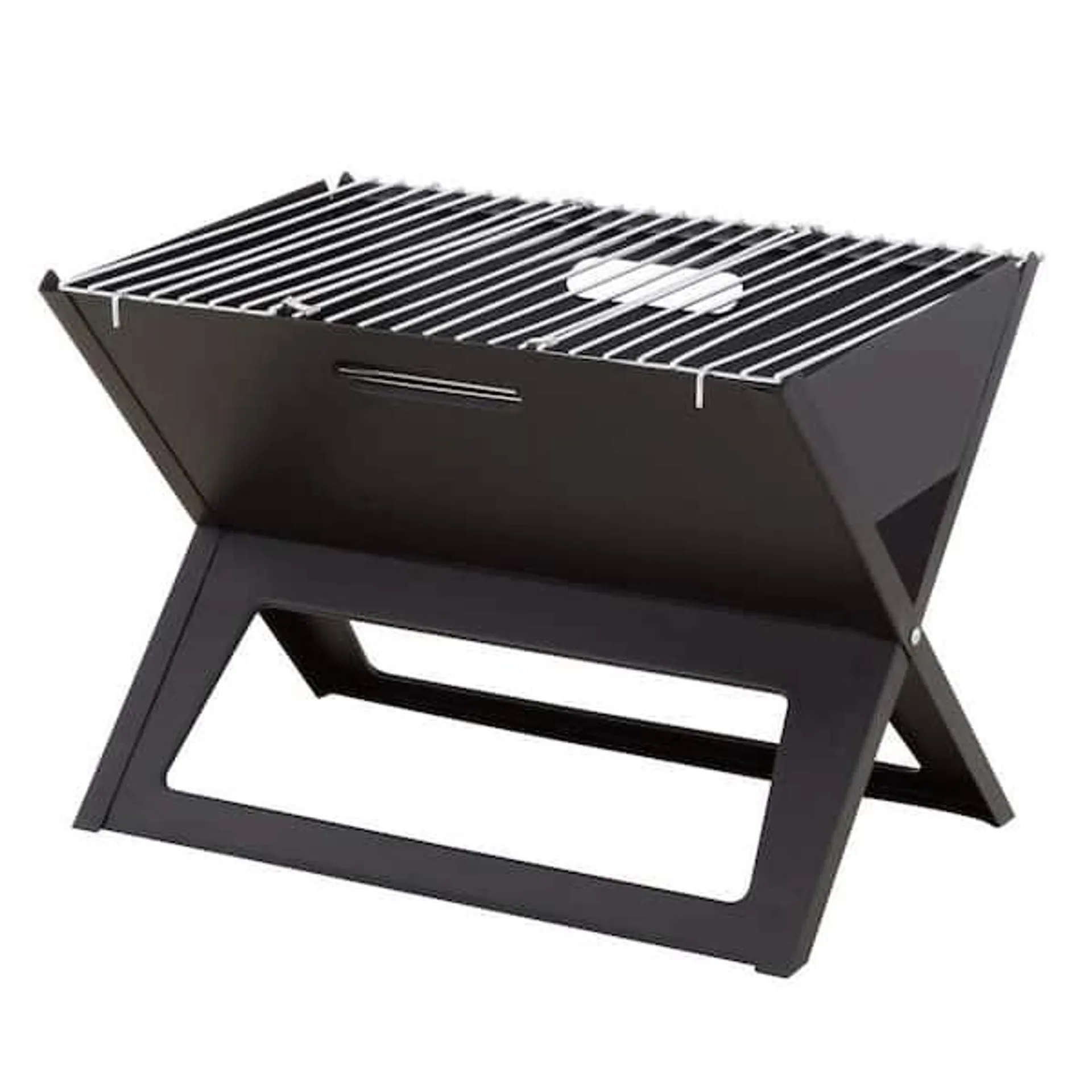 HotSpot Notebook Portable Charcoal Grill in Black