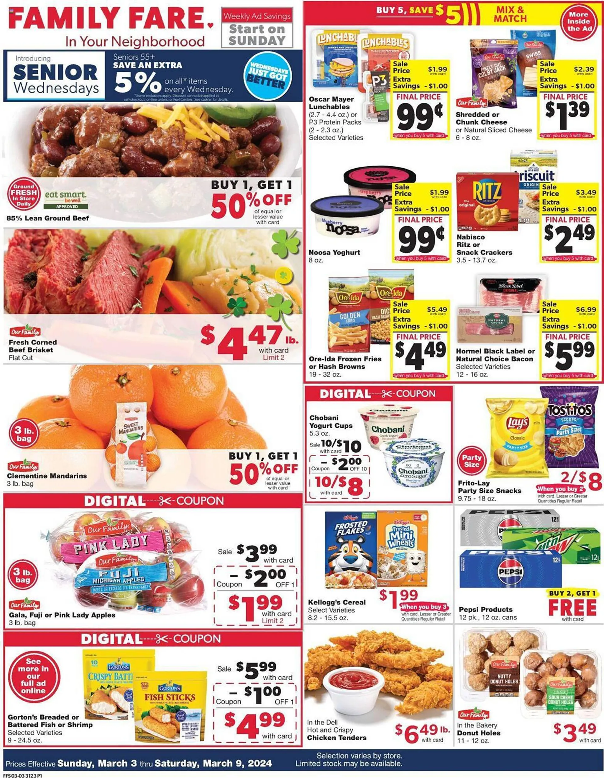 Weekly ad Family Fare Weekly Ad from March 3 to March 9 2024 - Page 