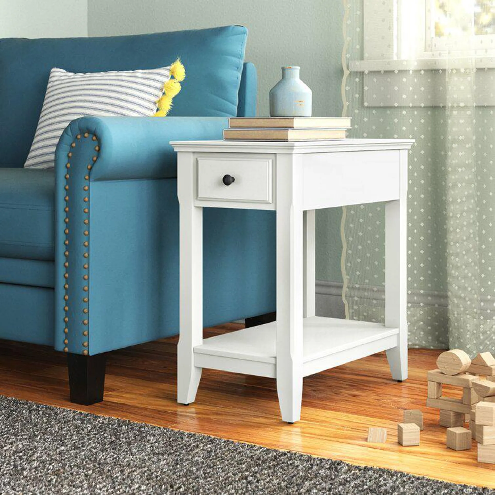 Hillyard 23'' Tall End Table with Storage