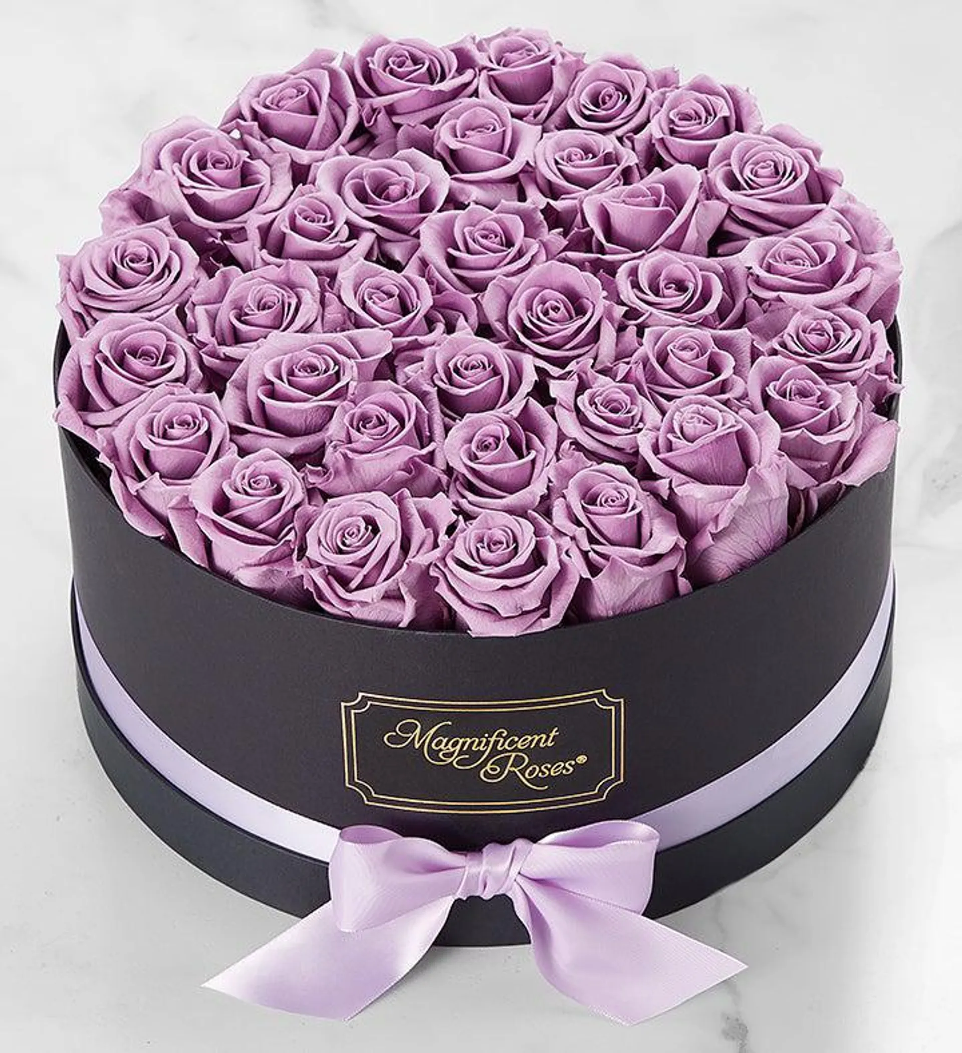 Magnificent Roses ® Preserved Lavender Roses