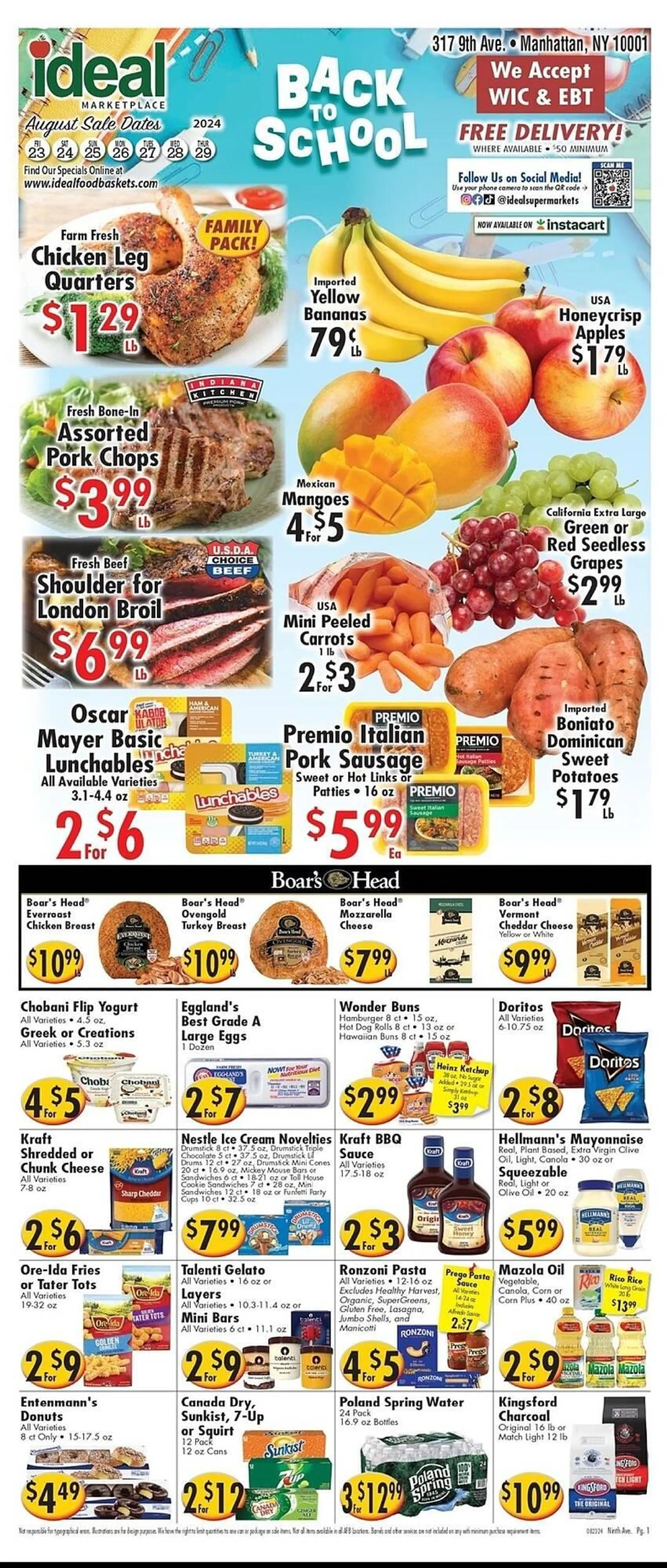 Ideal Food Basket Weekly Ad - 1