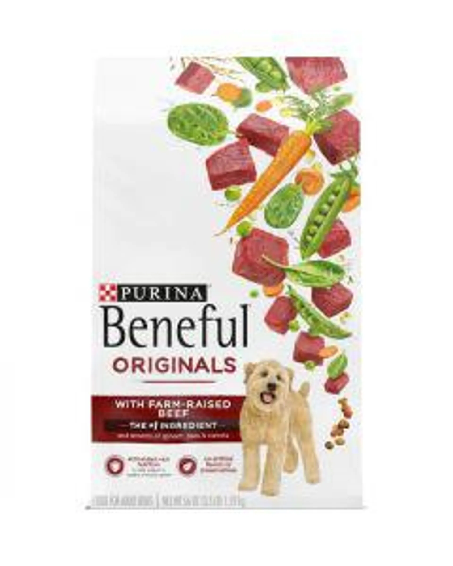 Beneful Originals with Farm-Raised Beef Adult Dry Dog Food, 3.5 lb Bag