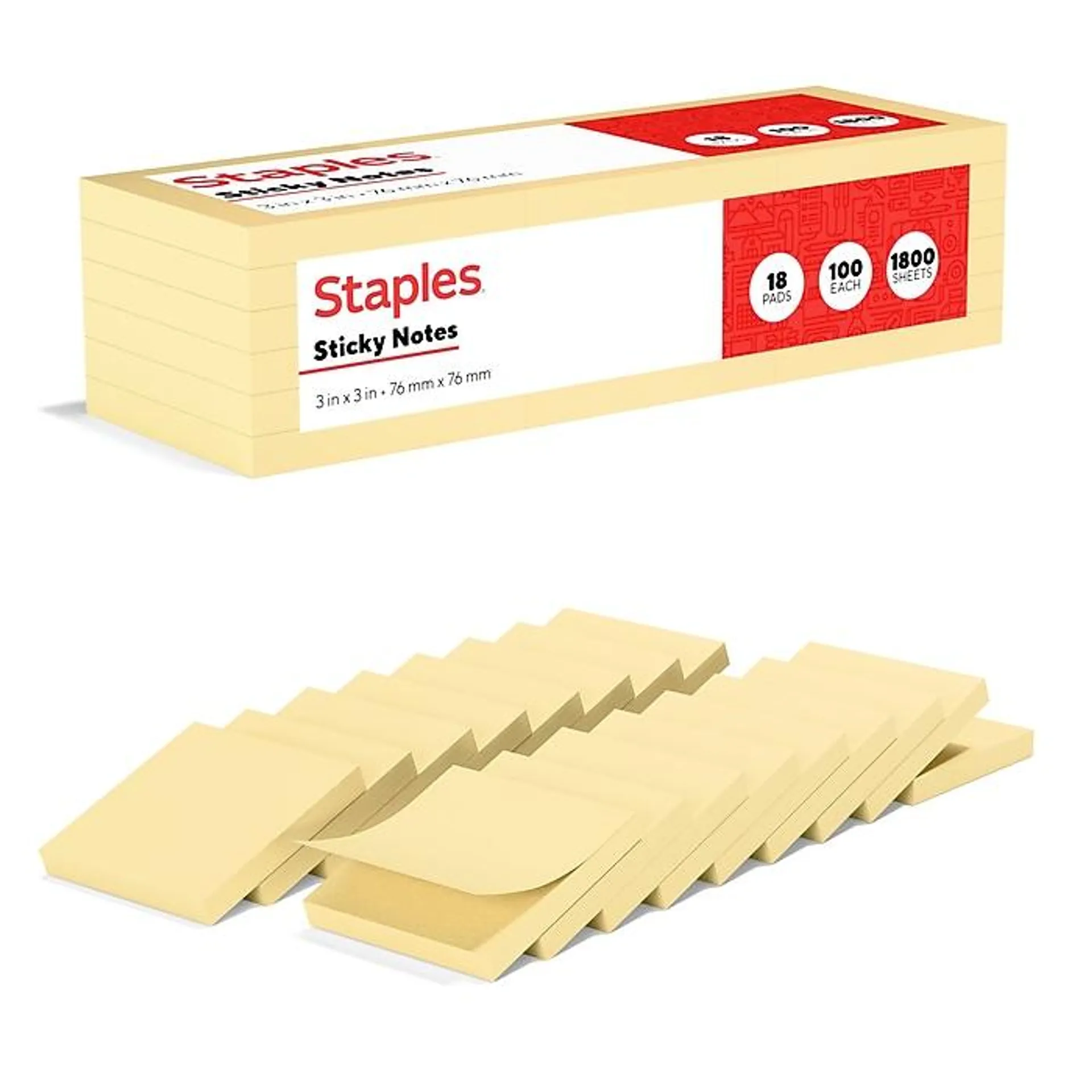 Staples Recycled Notes,