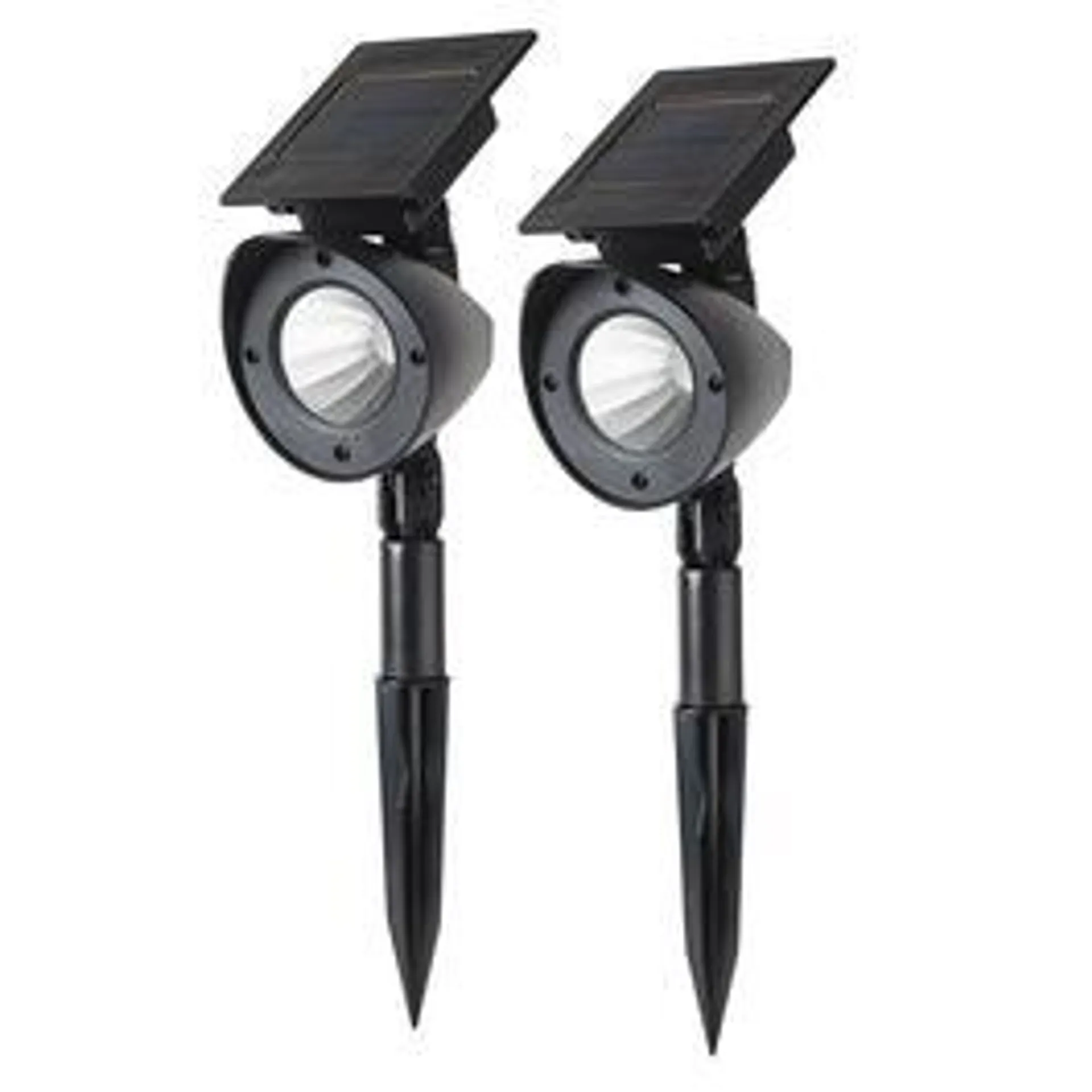 Solar Powered LED Spotlights, 2 Pack