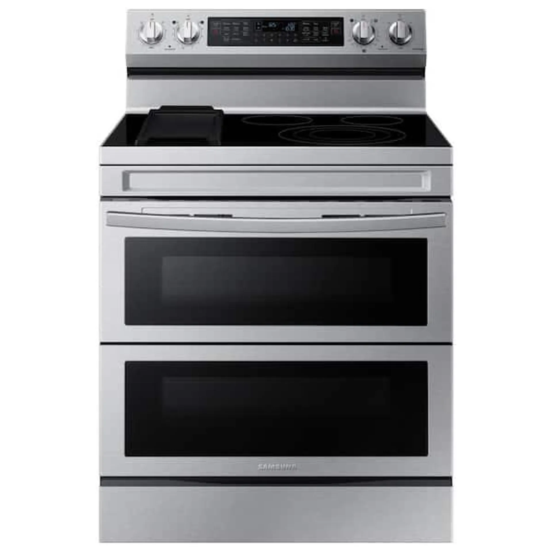 6.3 cu. ft. 30 in. Smart Freestanding Double Oven Electric Range with Flex Duo in Fingerprint Resistant Stainless Steel