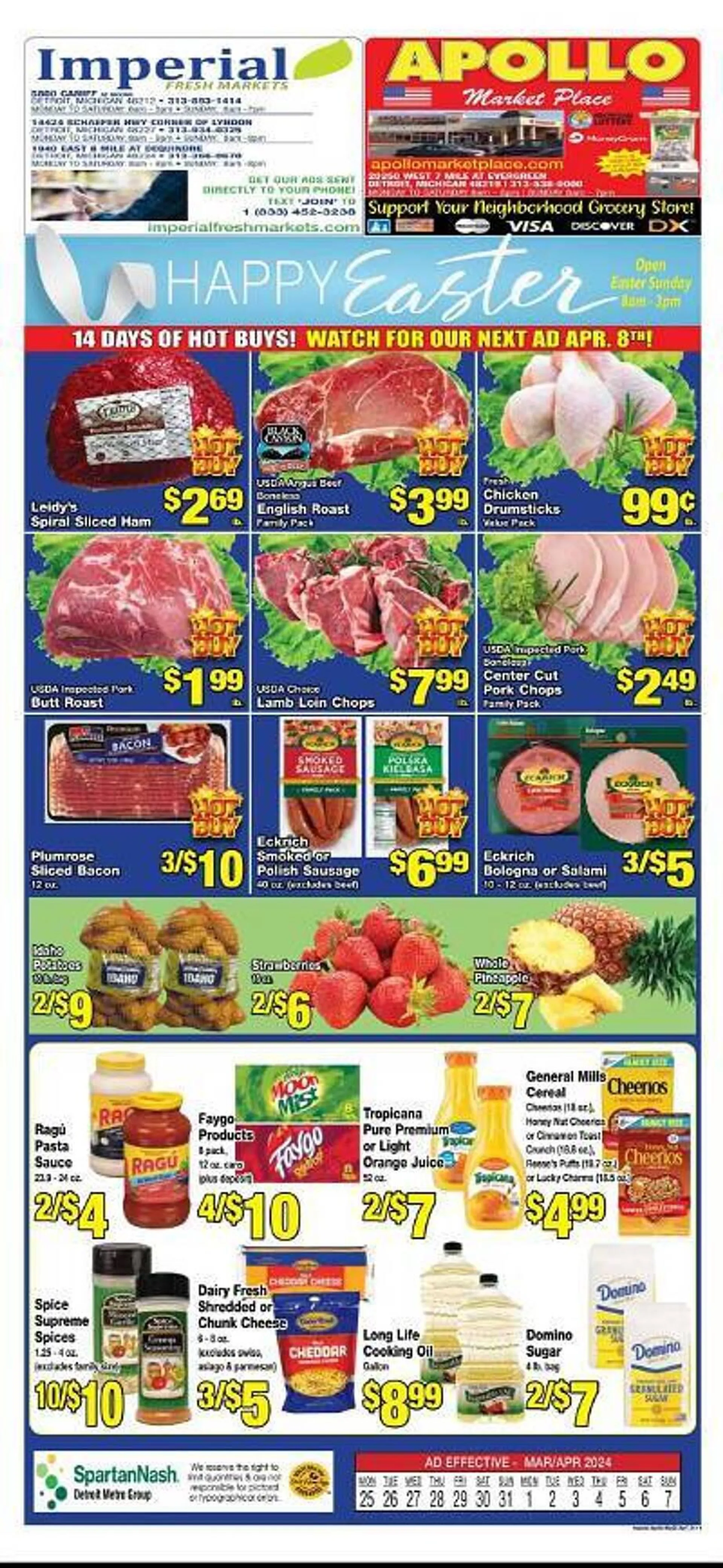 Weekly ad Imperial Fresh Markets Weekly Ad from March 25 to April 14 2024 - Page 1