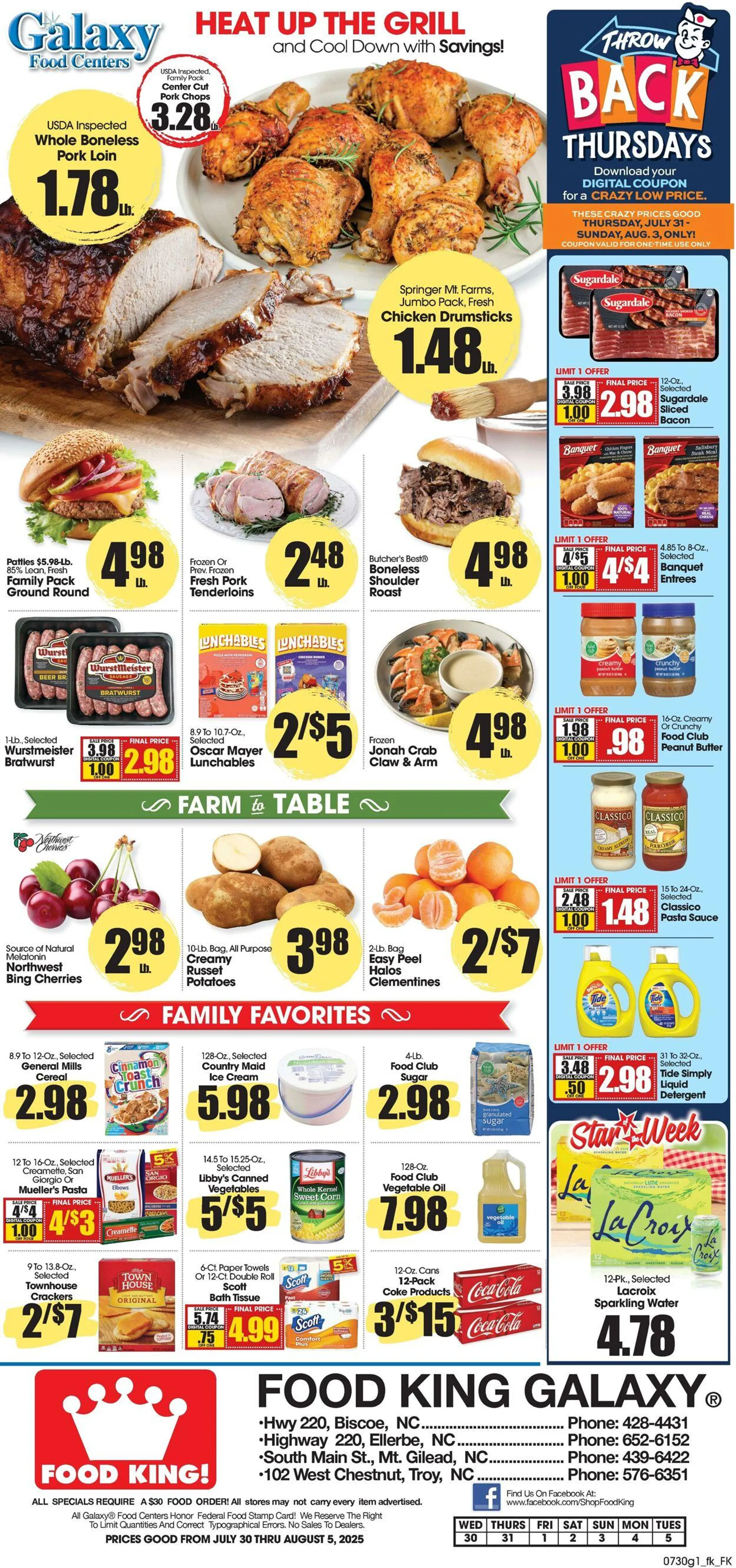 Weekly ad Food King Current weekly ad from July 30 to August 5 2025 - Page 1