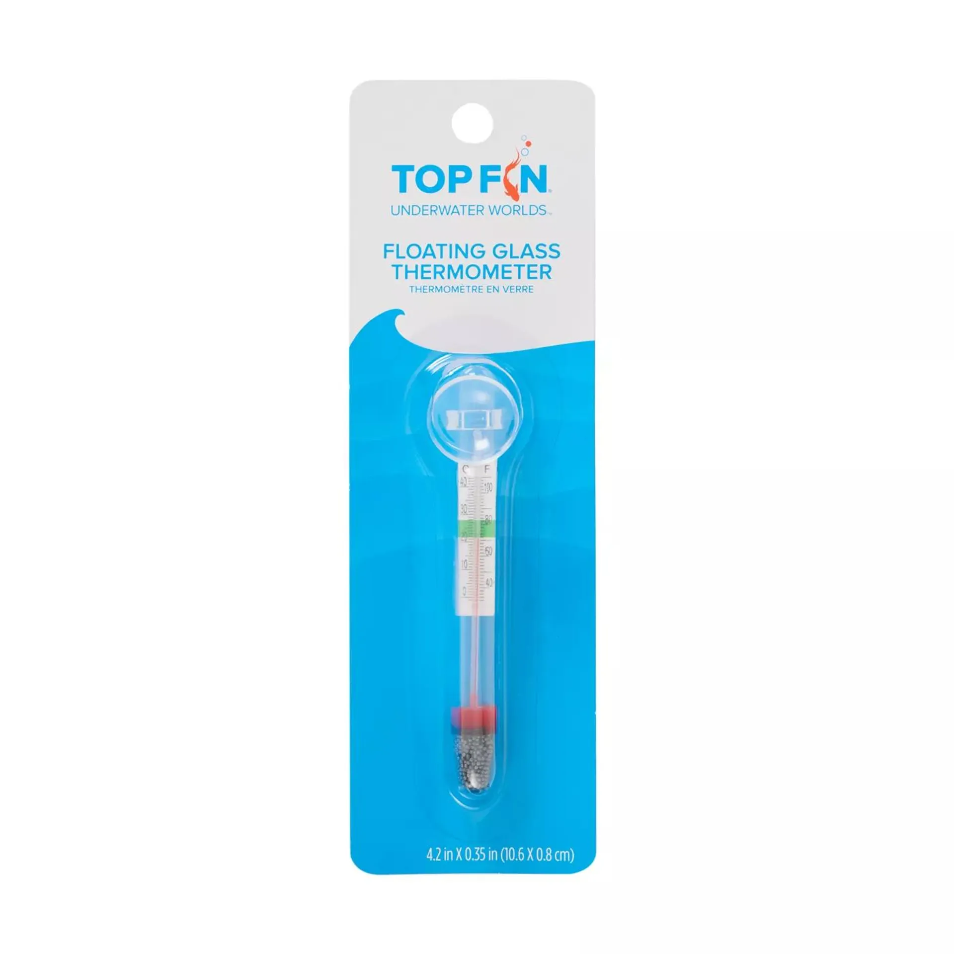 Top Fin® Floating Glass Aquarium Thermometer