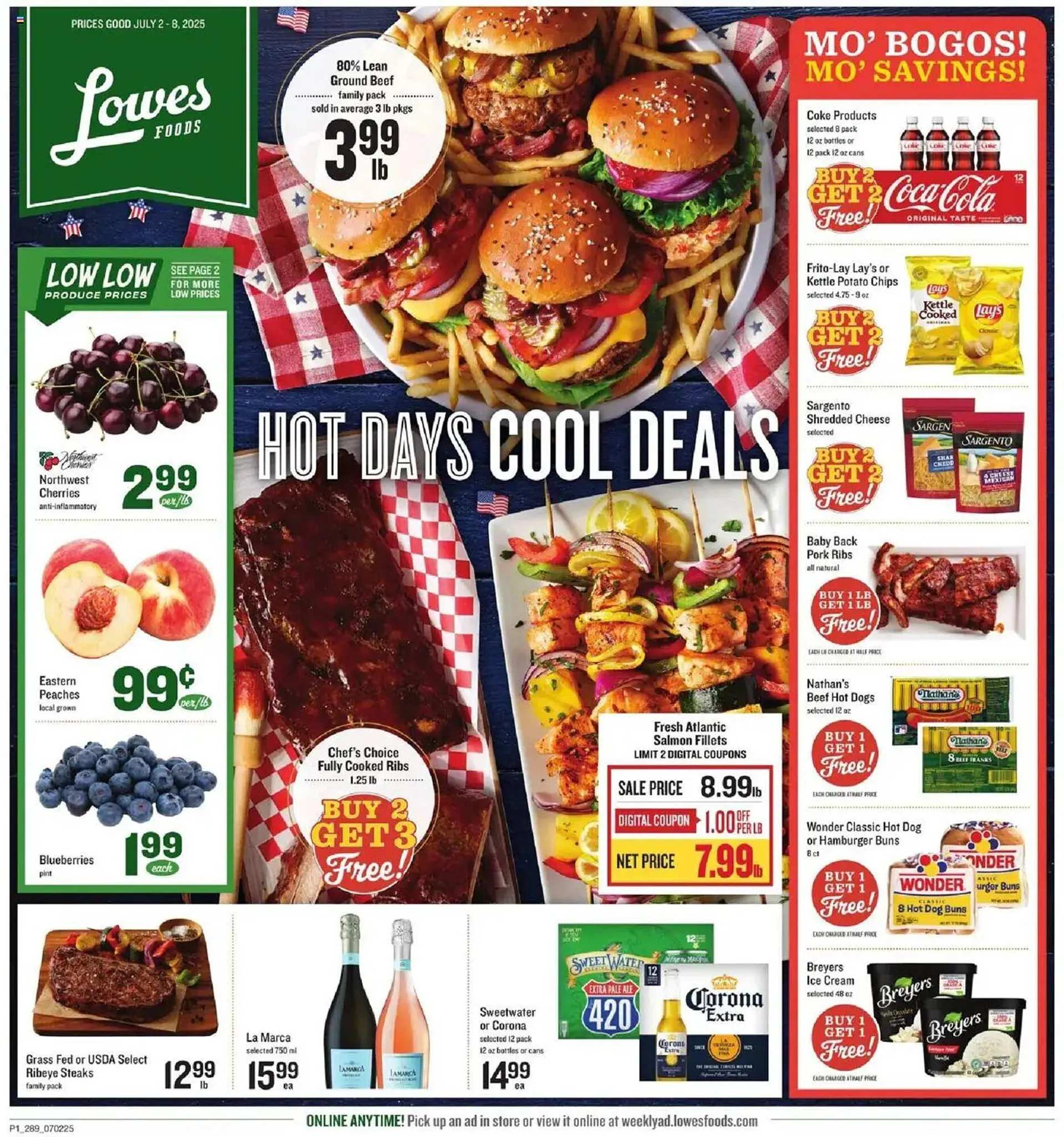Weekly ad Lowes Foods Weekly Ad from July 2 to July 9 2025 - Page 1