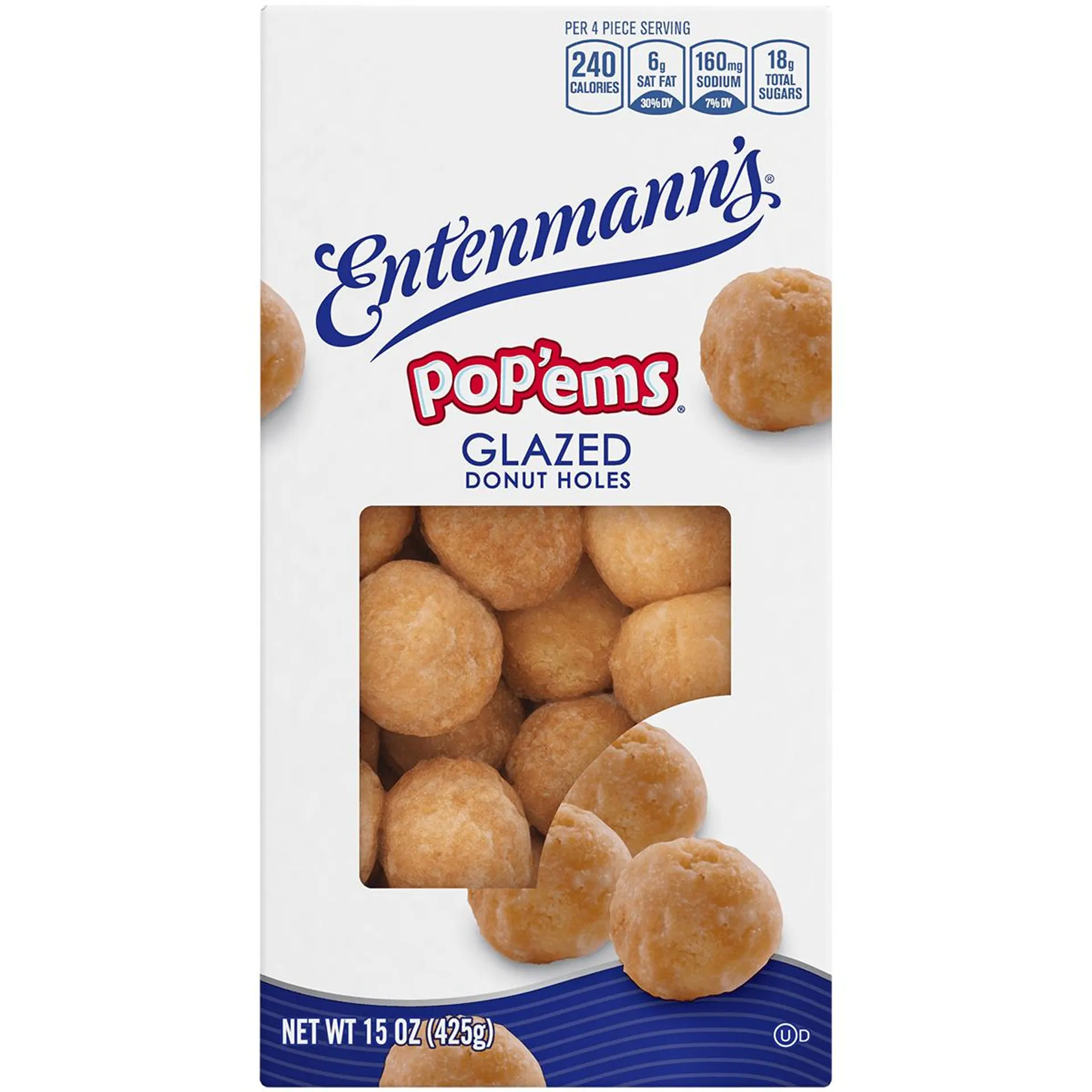 Entenmanns Popems Glazed Holes