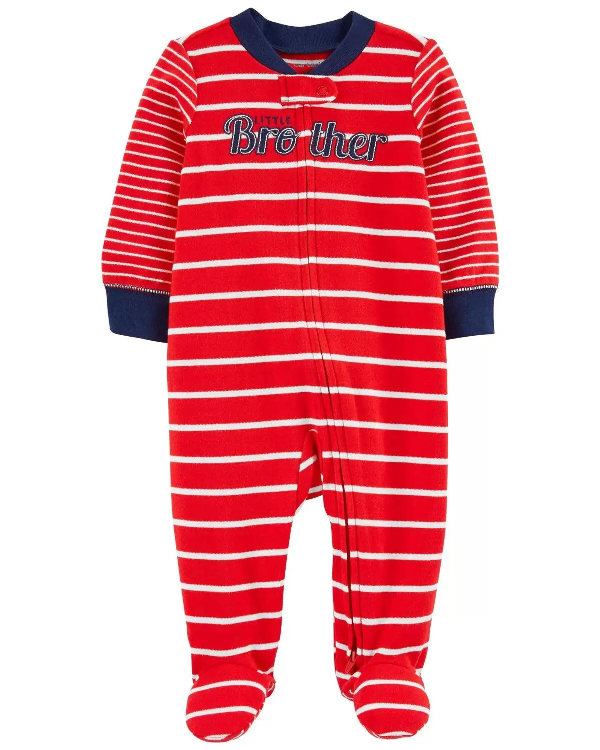 Carter's Baby Brother 2-Way Zip Cotton Sleep & Play Pajamas