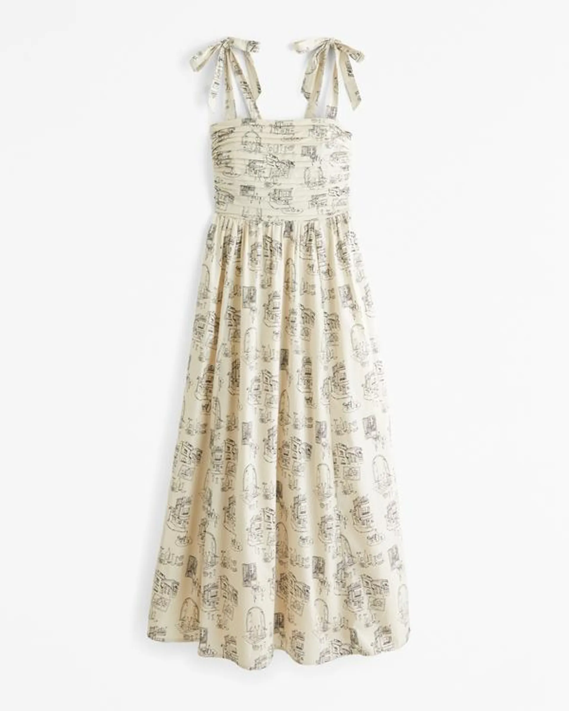 The A&F Emerson Tie-Strap Maxi Dress