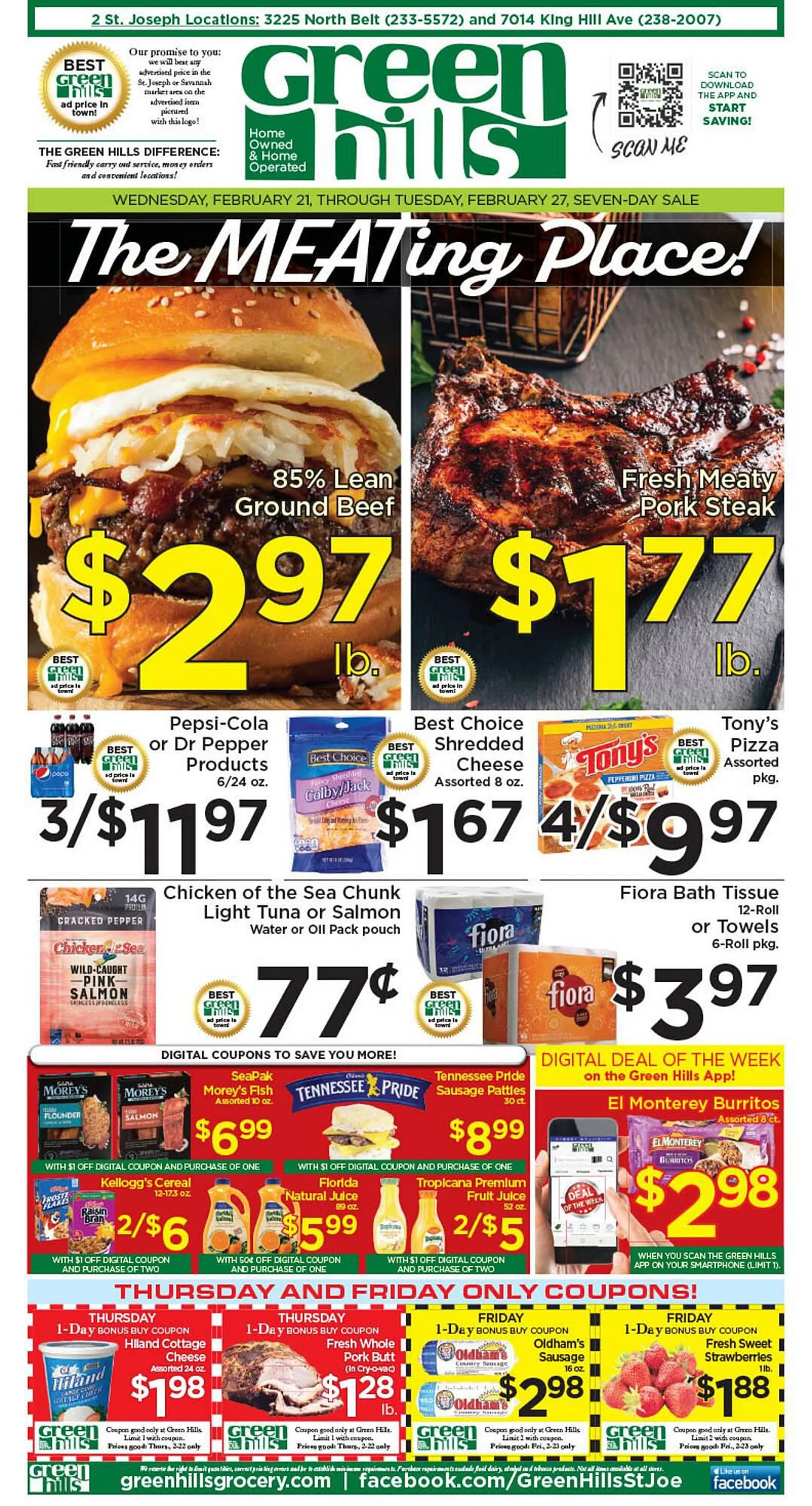 Weekly ad Green Hills Grocery ad from February 21 to February 27 2024 - Page 