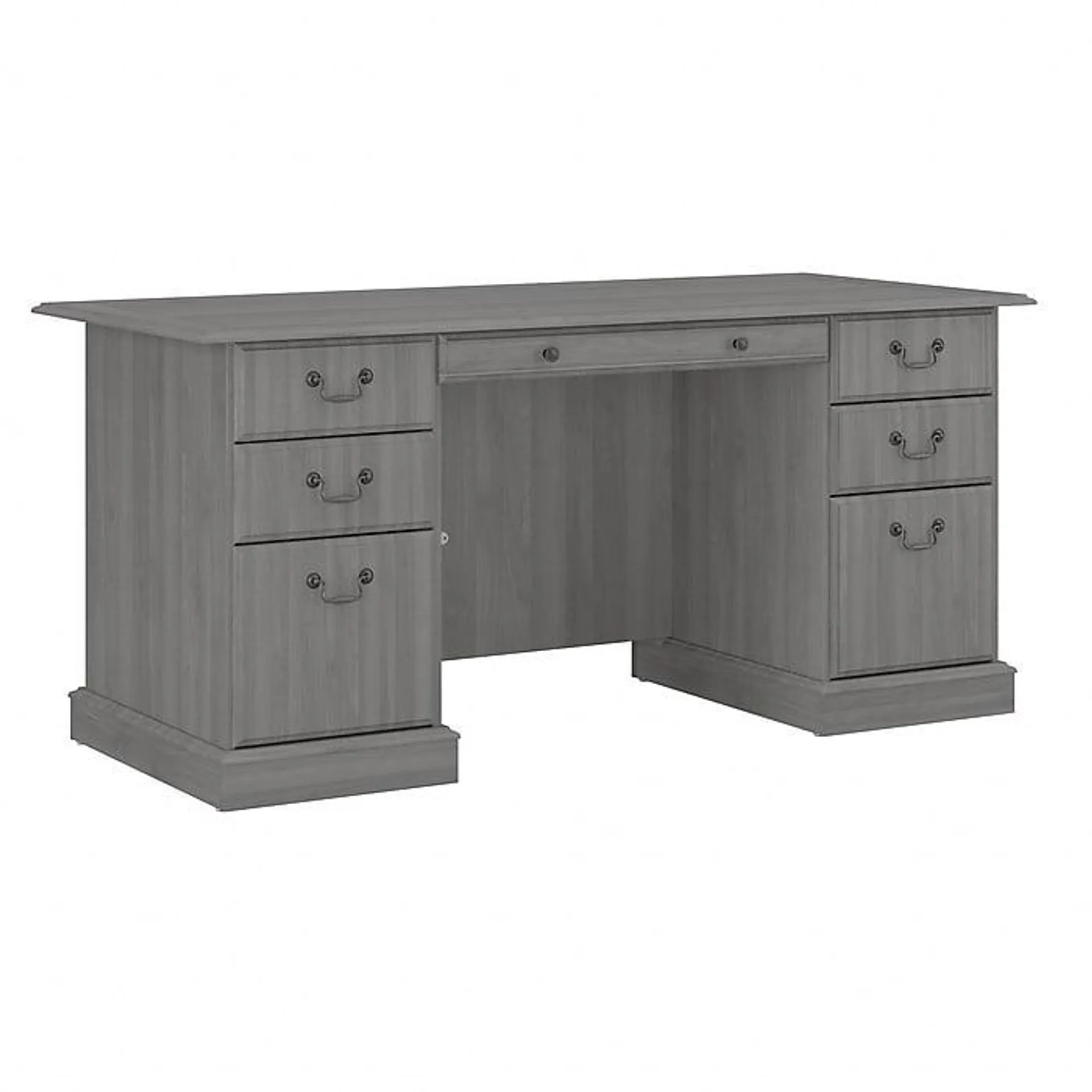 Bush Furniture Saratoga 66"W Wood Executive Desk,