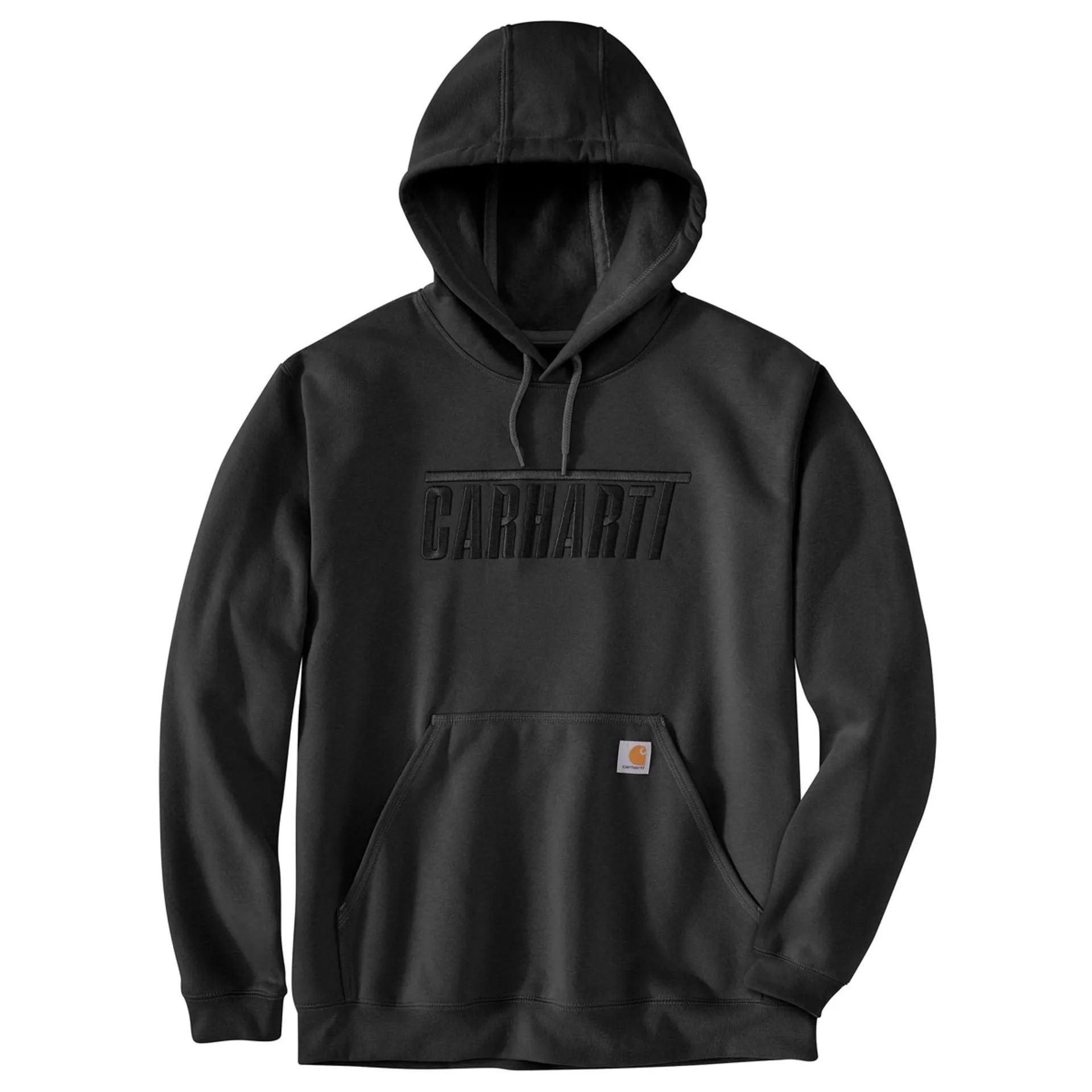 Carhartt Mens Loose Fit Midweight Embroidered Logo Graphic Hoodie