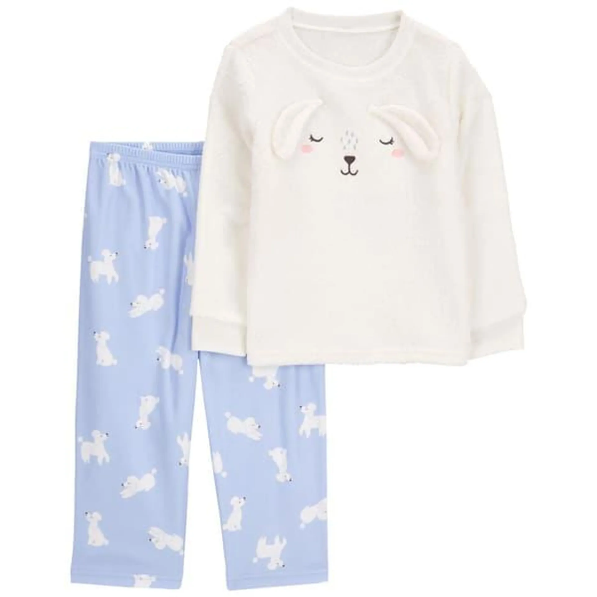 Toddler Girl Carter’s® 2pc. Poodle Fleece Pajama Set