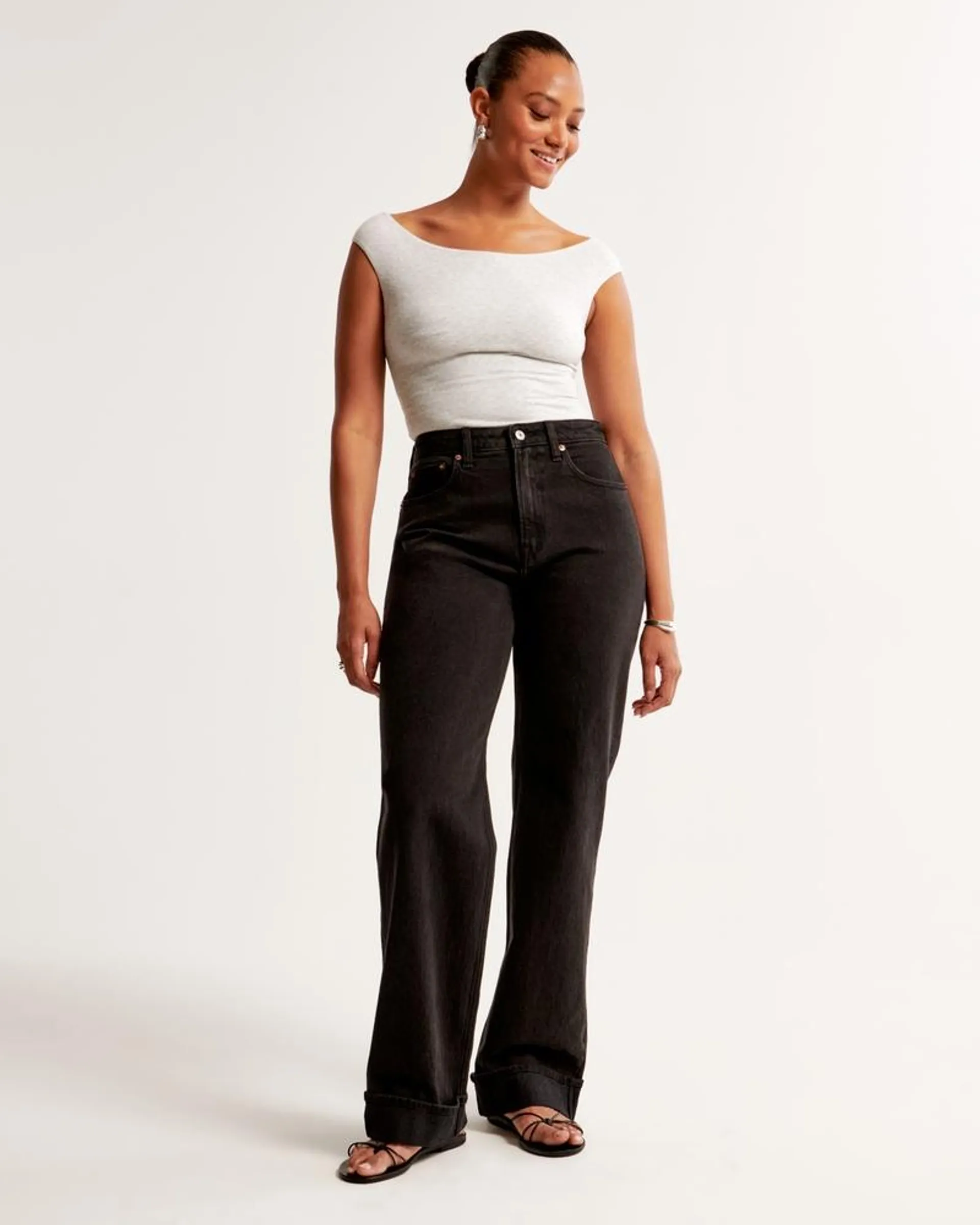 Curve Love High Rise 90s Relaxed Jean