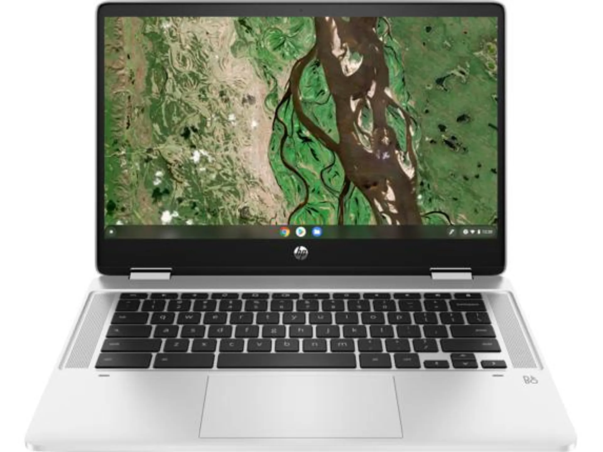 HP Chromebook x360 14b-cb0047nr, 14", touch screen, Chrome OS™, Intel® Celeron®, 32GB eMMC, HD